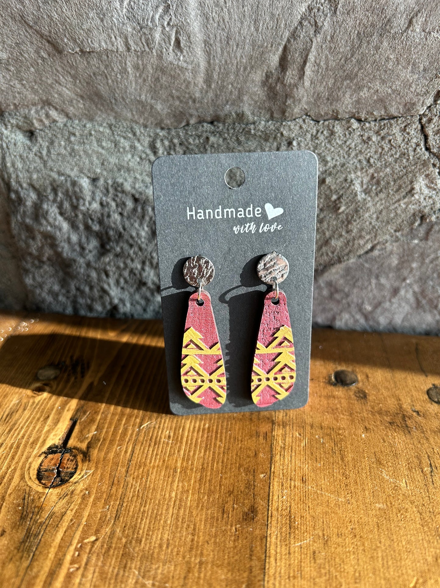 Aztec Dangle Earring
