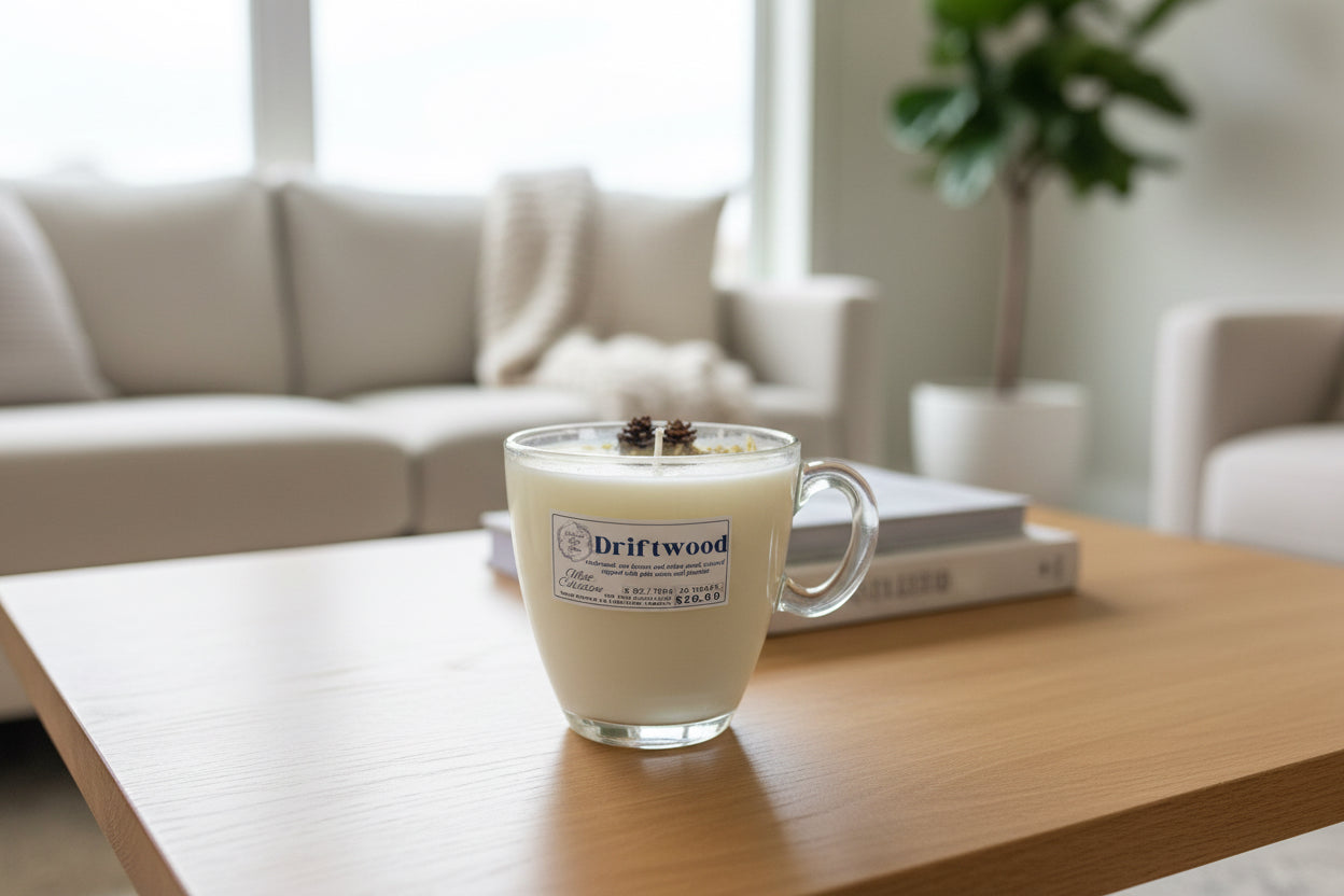 Driftwood - mist collection- small soy candle