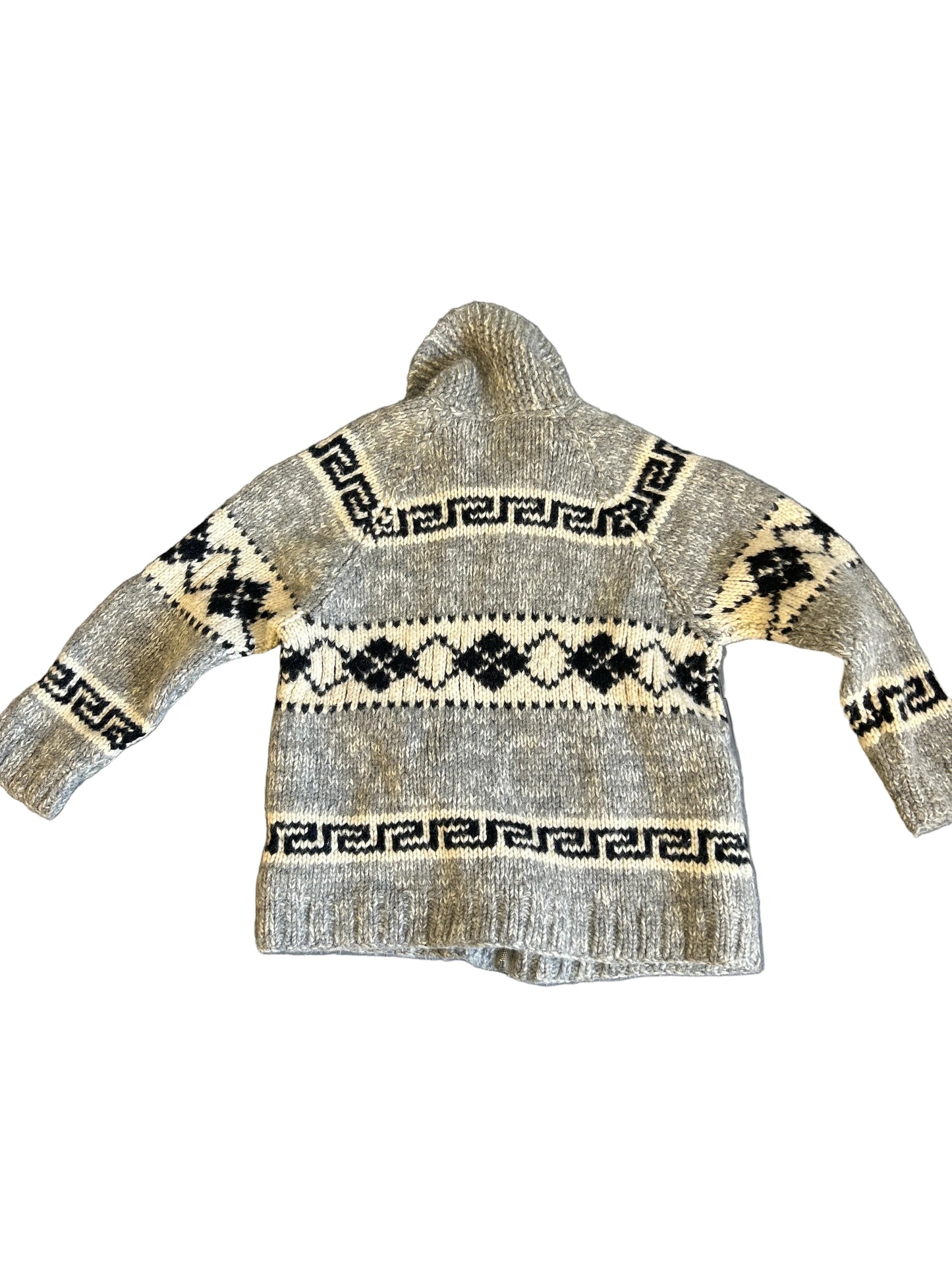 Vintage wool Cowichan cardigan