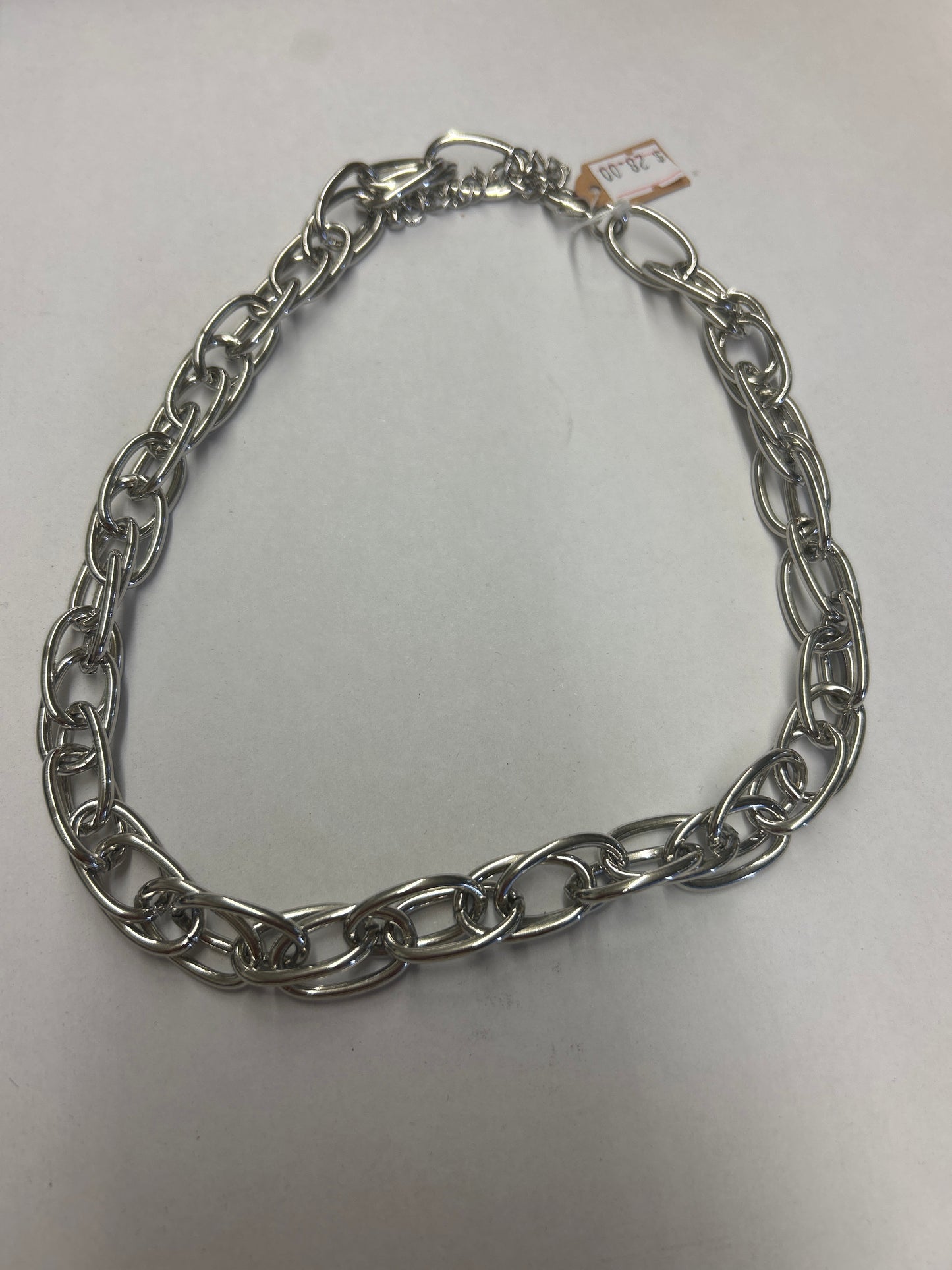 Double Silver Link Chain