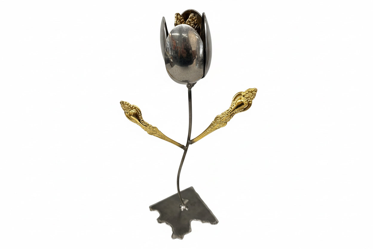 Metal Spoon Tulip