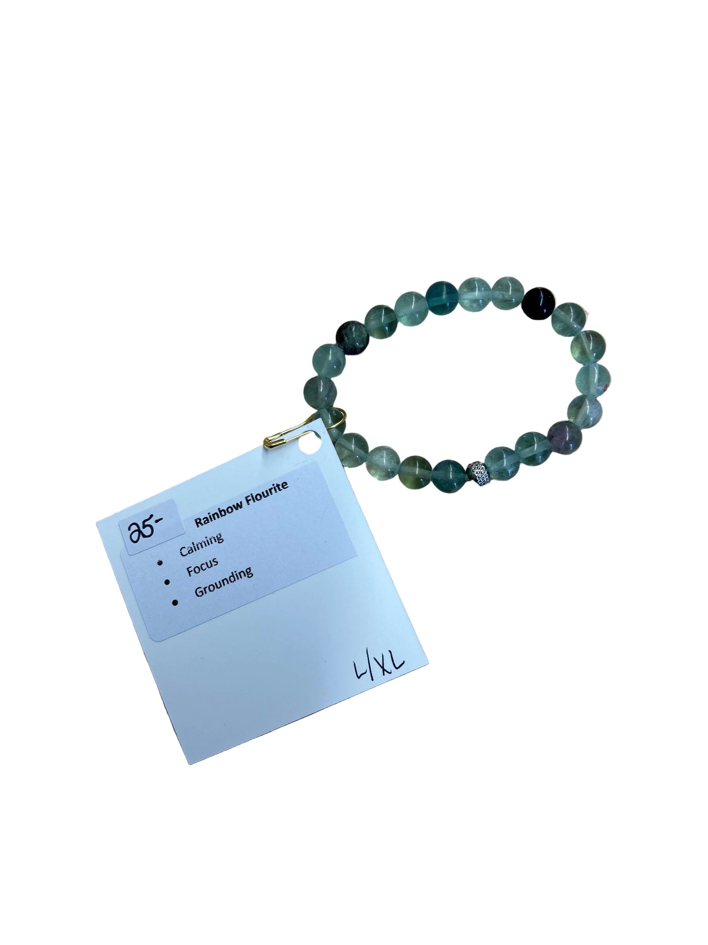 Rainbow Flourite Bracelet (L/XL)