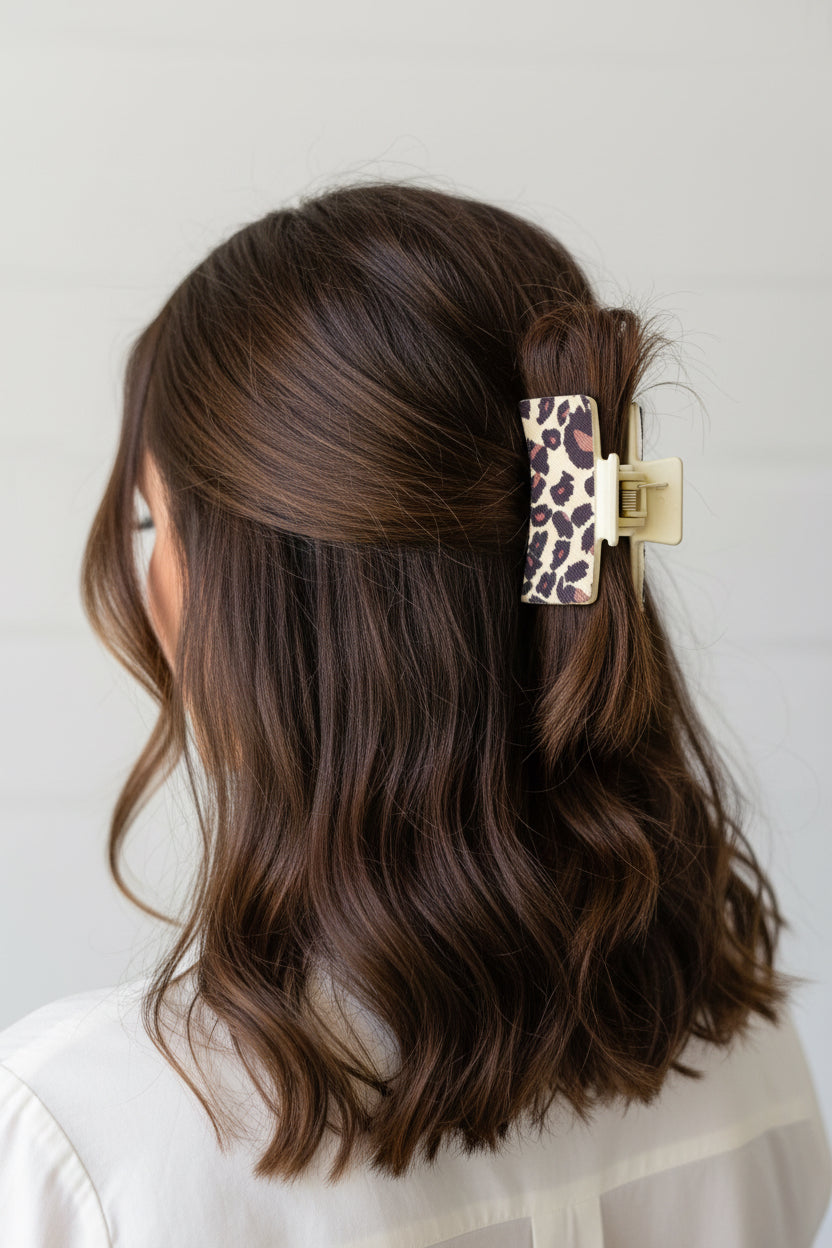 Cheetah Claw Clip Small