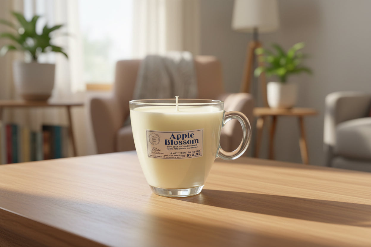 Small Apple Blossom Candle - Bliss Collection