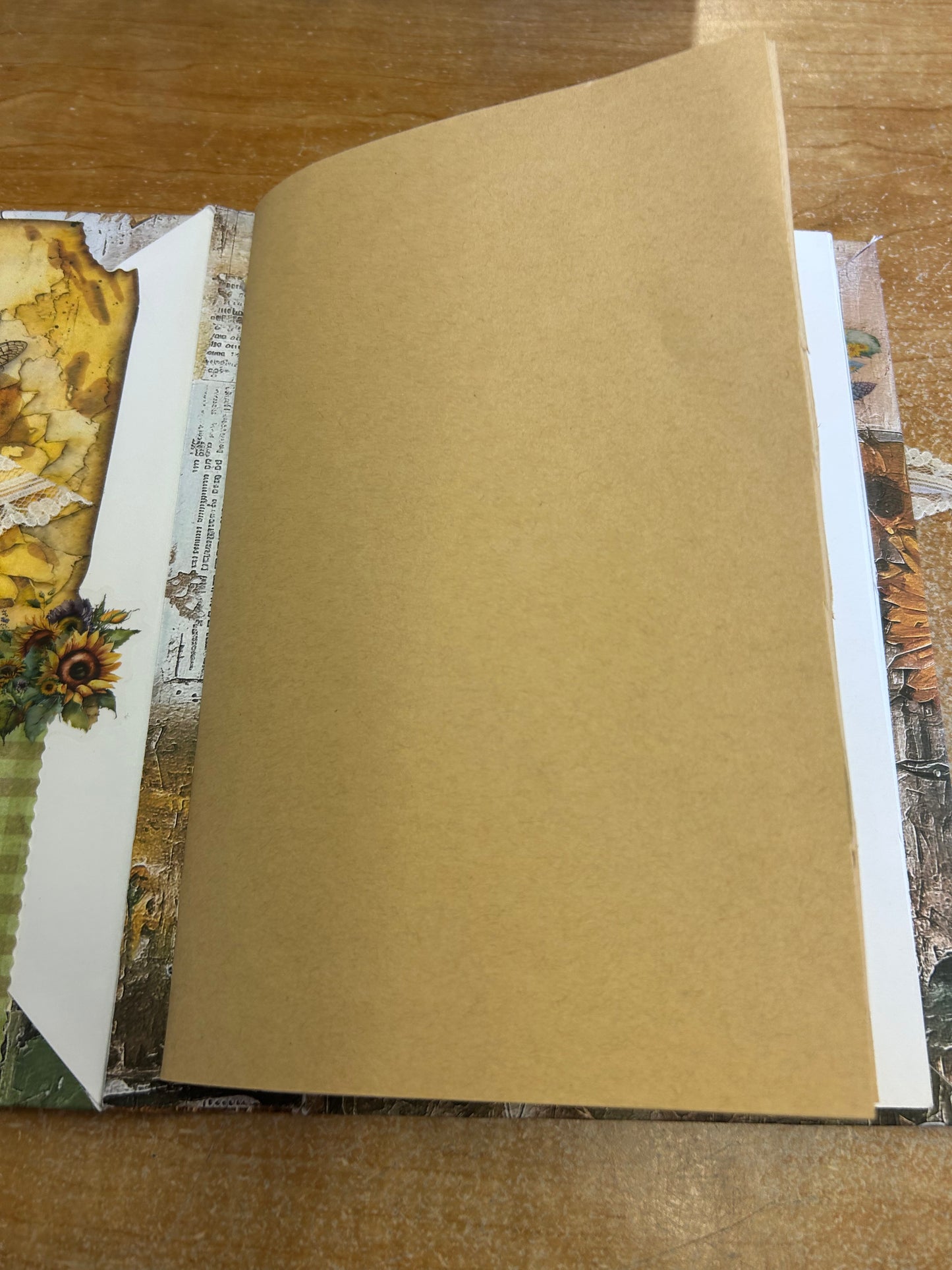 Sunflower & Bees Junk Journal