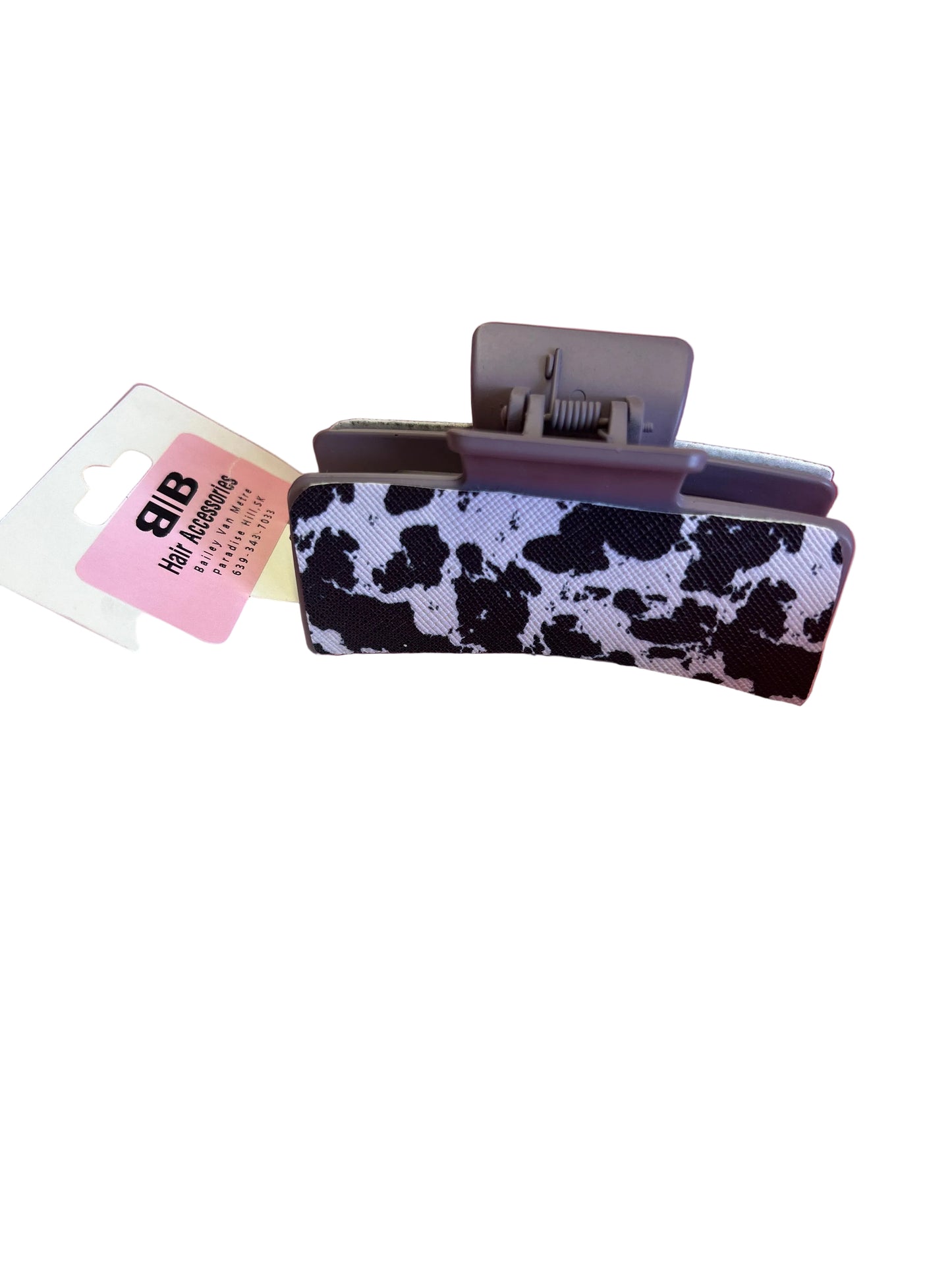 Purple Cowprint Medium