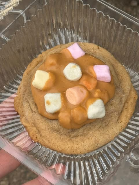 Peanut butter Confetti square cookie