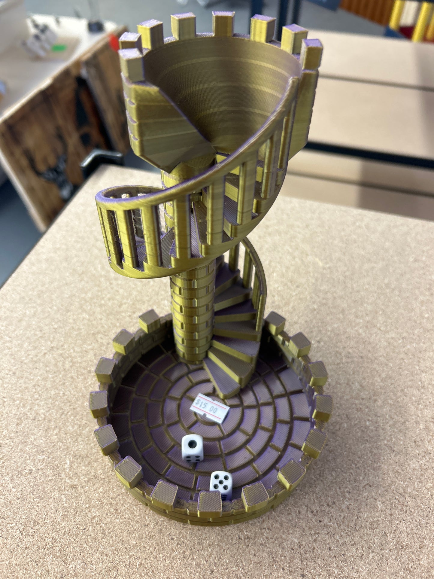 Large Dice stairs
