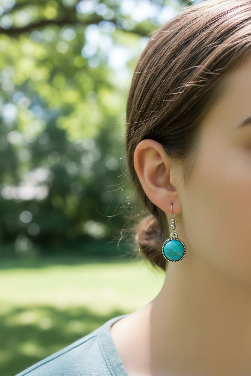 Turquoise ear rings