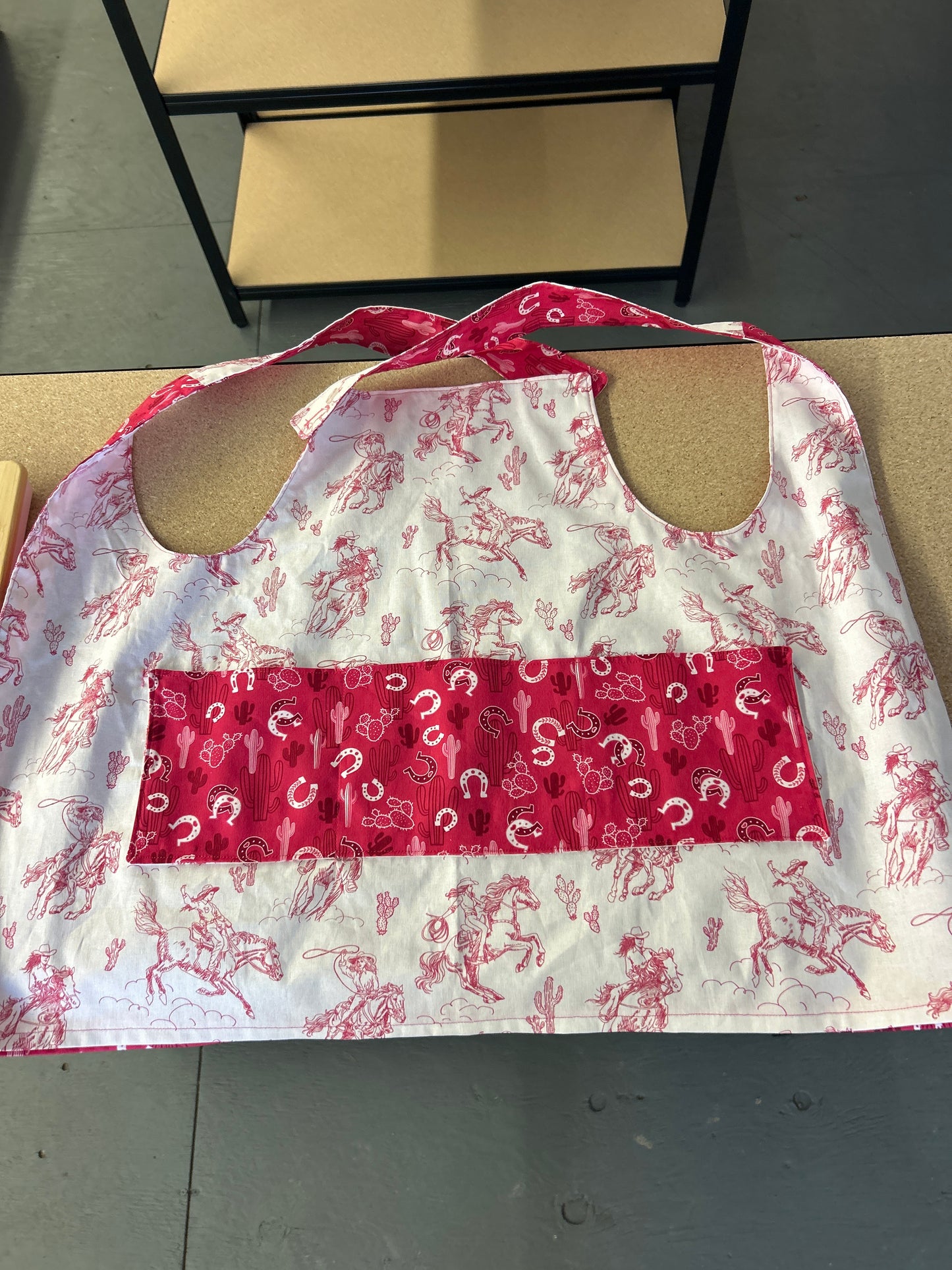 Rodeo kids reversible apron