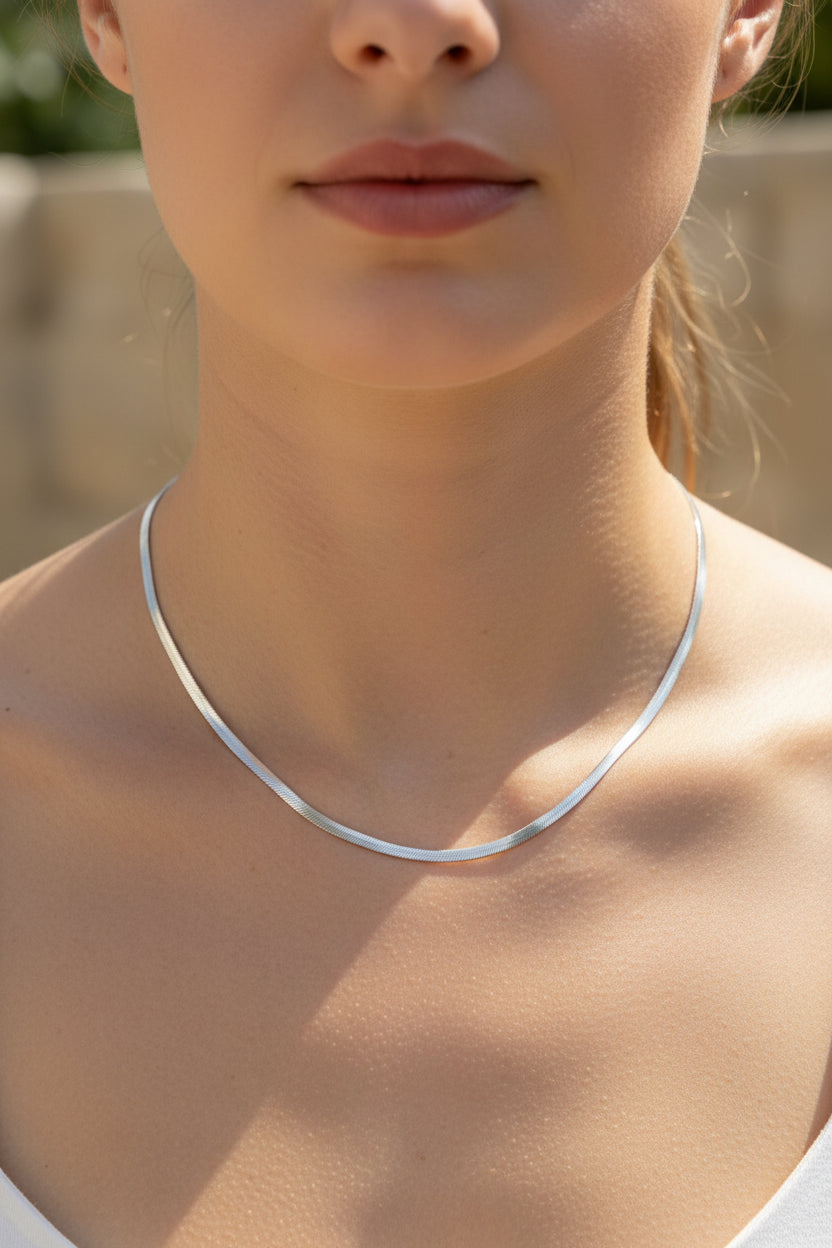 Silver Flat Chain