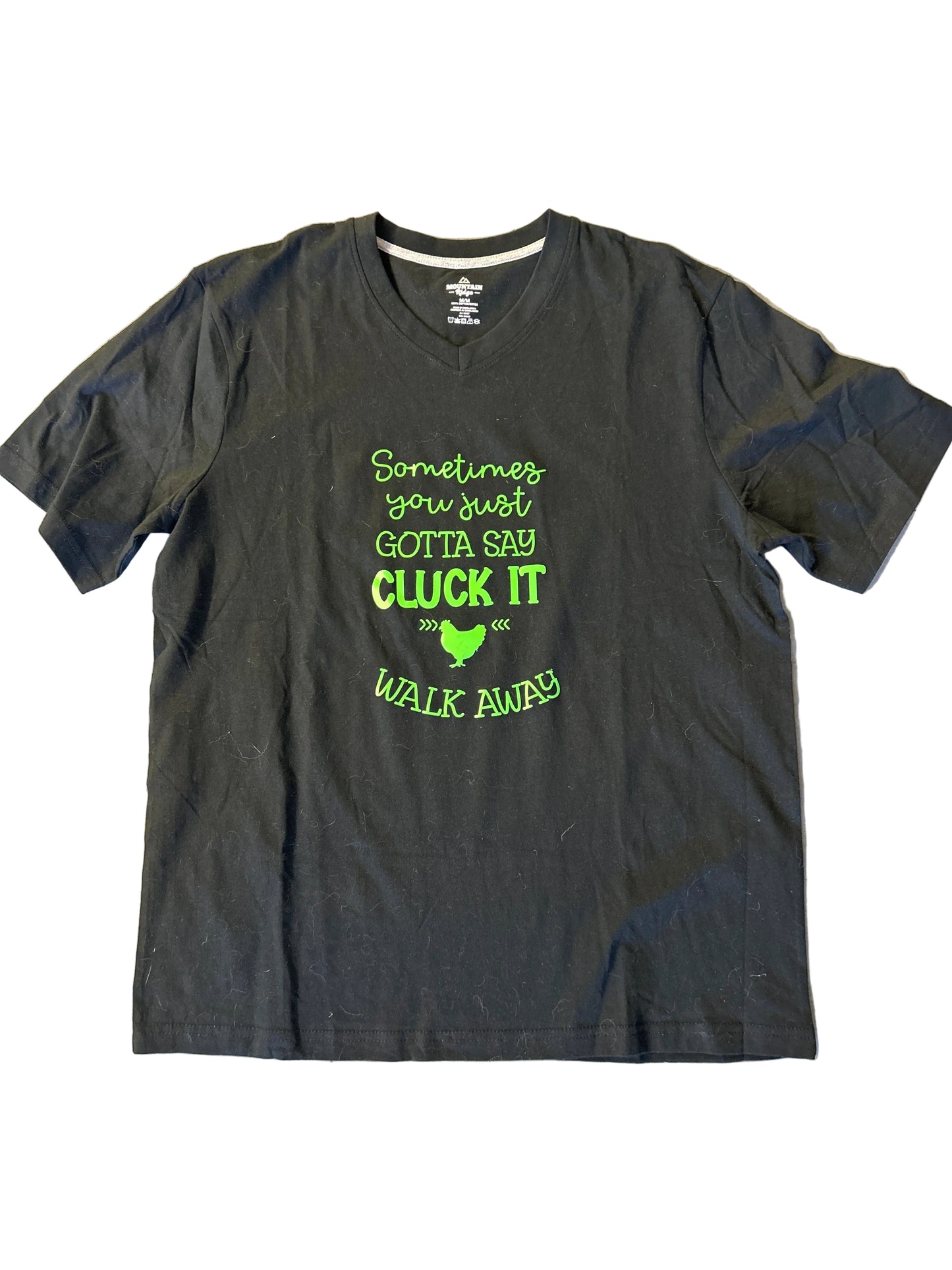 Size Medium. CLUCK IT