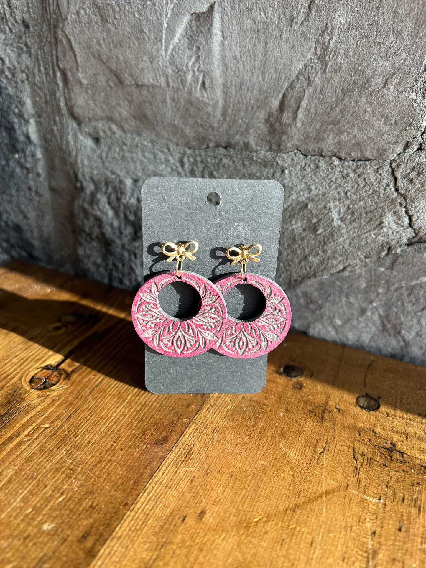 Geometric Shape Hoop Earring