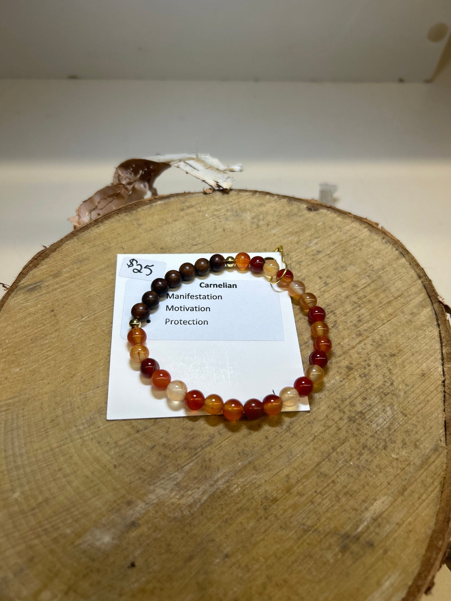 Carnelian bracelet