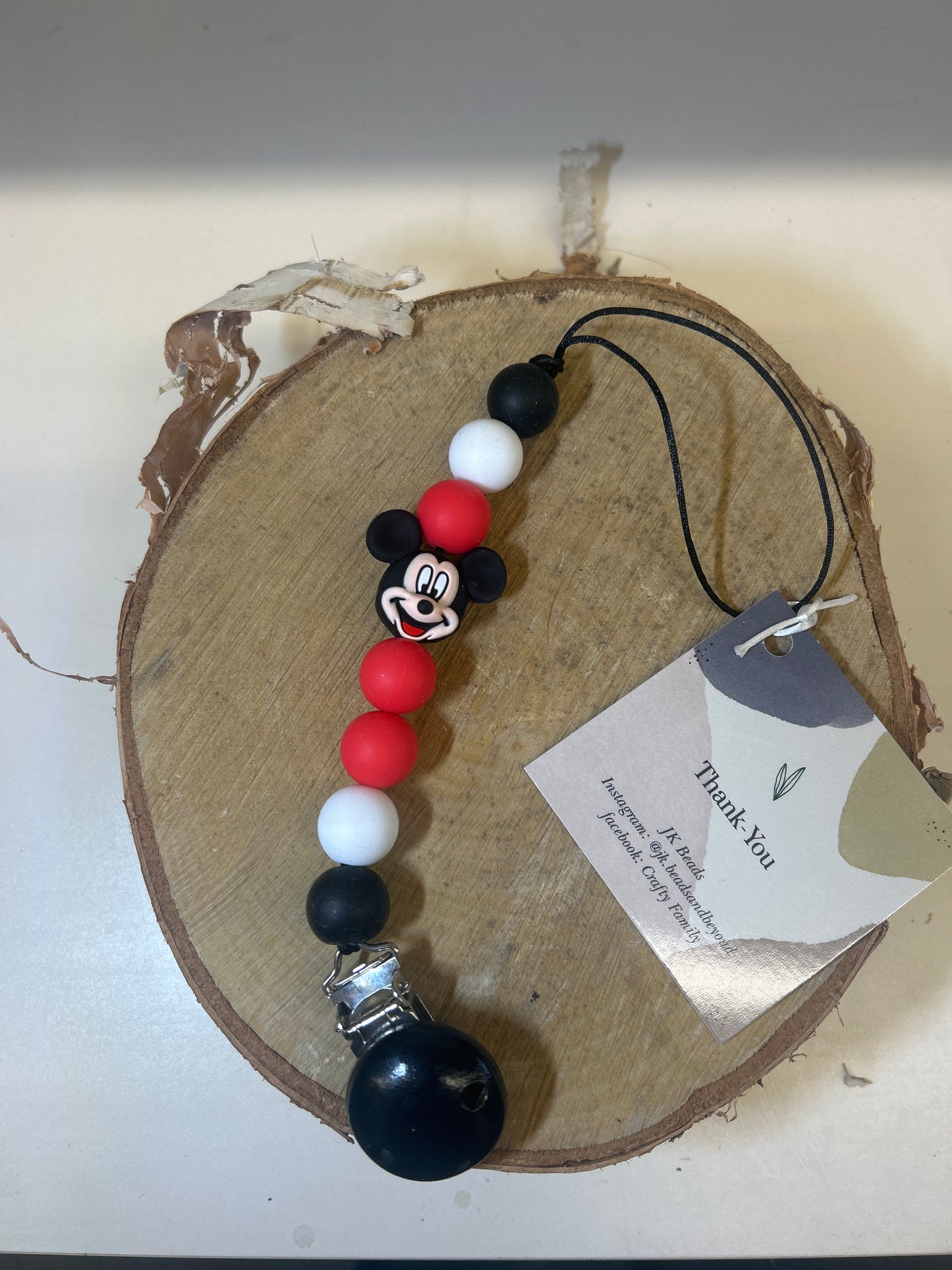 Silicone Bead Soother Clips
