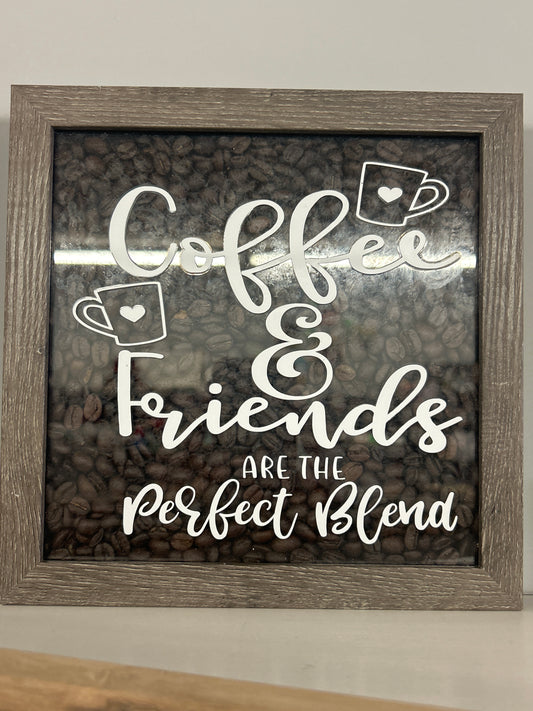 Coffee & Friends - Coffee Bean - Shadow Box