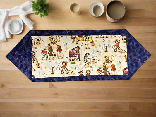 Western themed table runner
