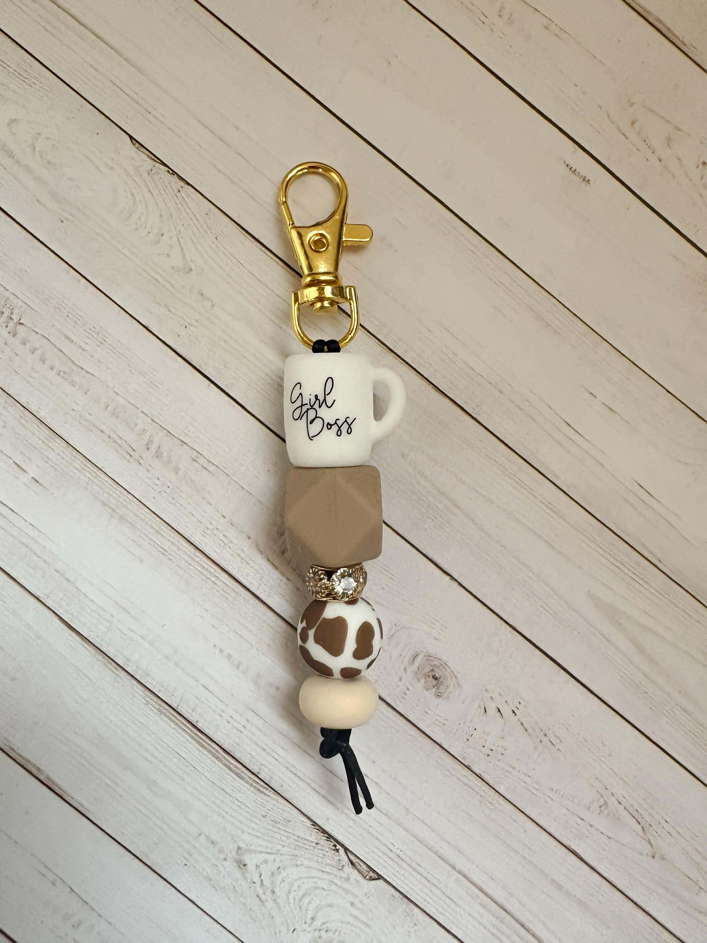 Silicone Bead Keychain