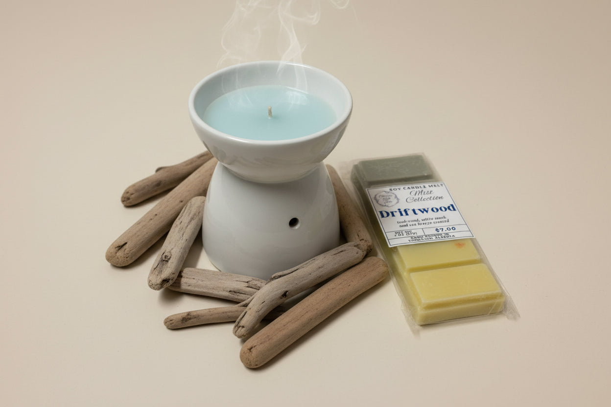 Driftwood Candle Melt - Mist Collection