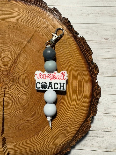 Silicone Bead Keychain