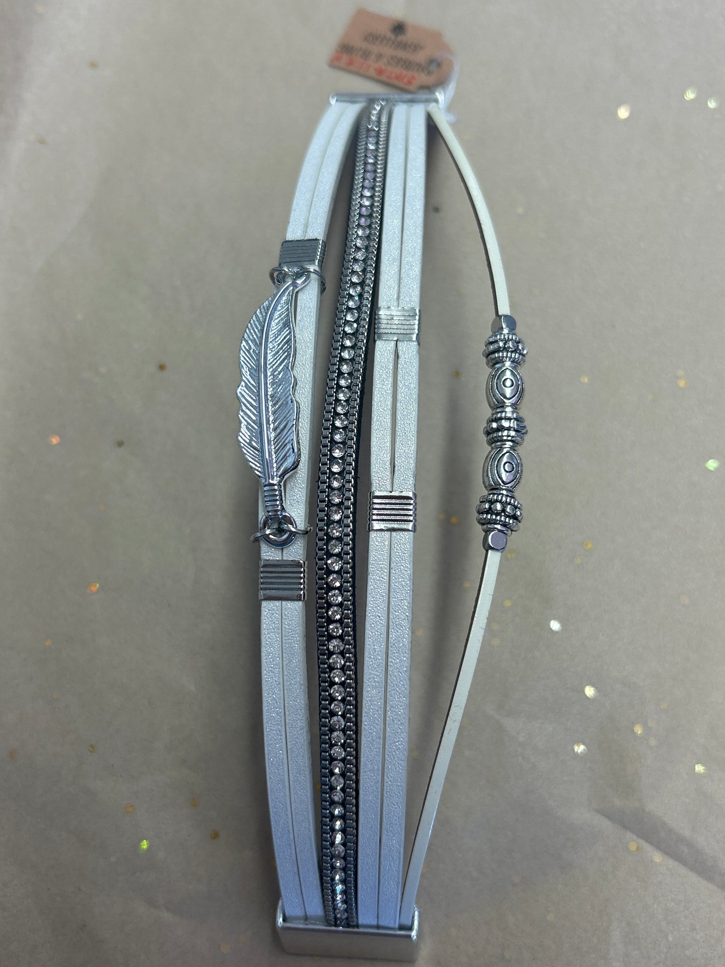 Feather Wrap bracelet