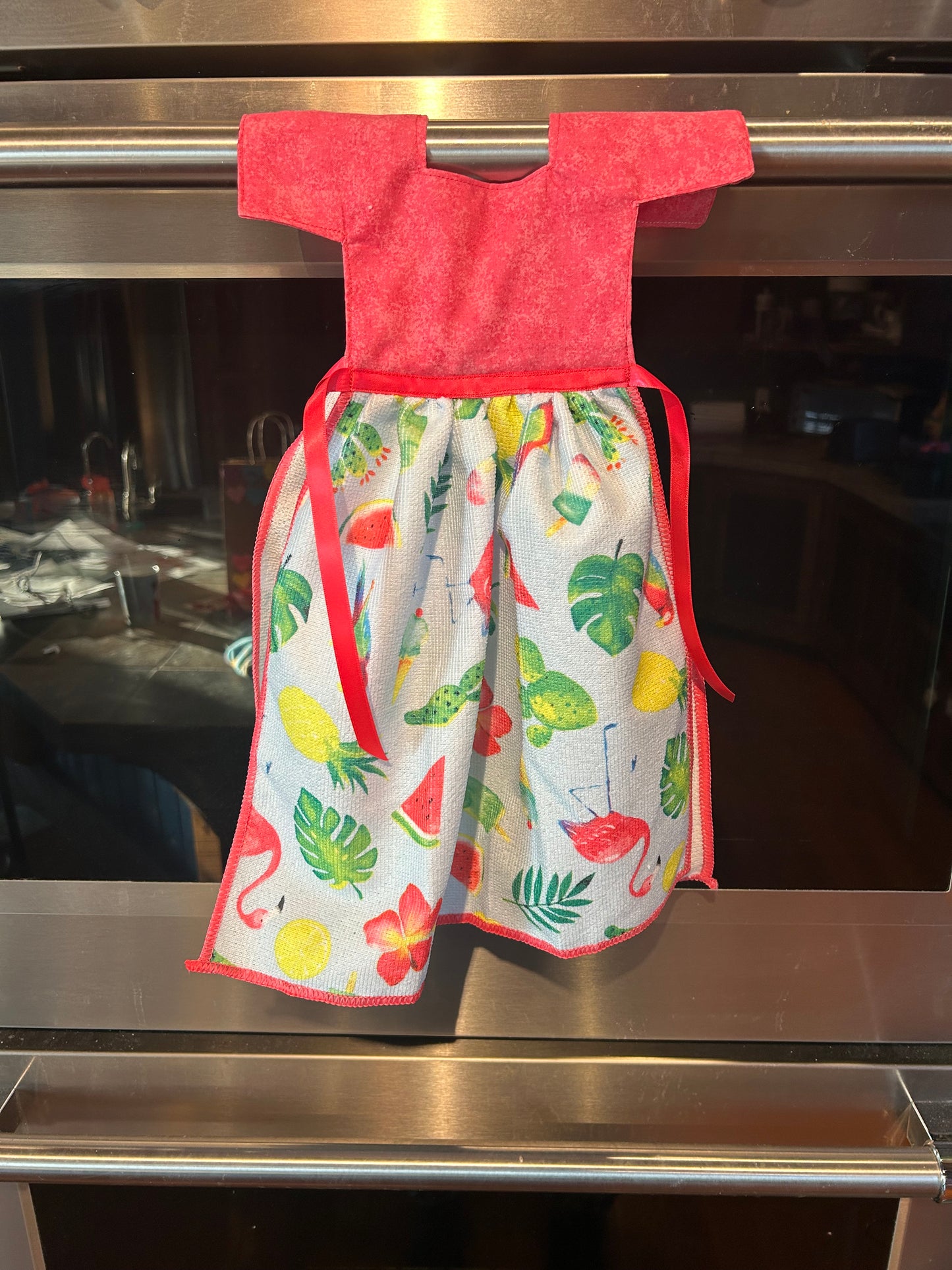 Pink Purple Oven Towel Dress