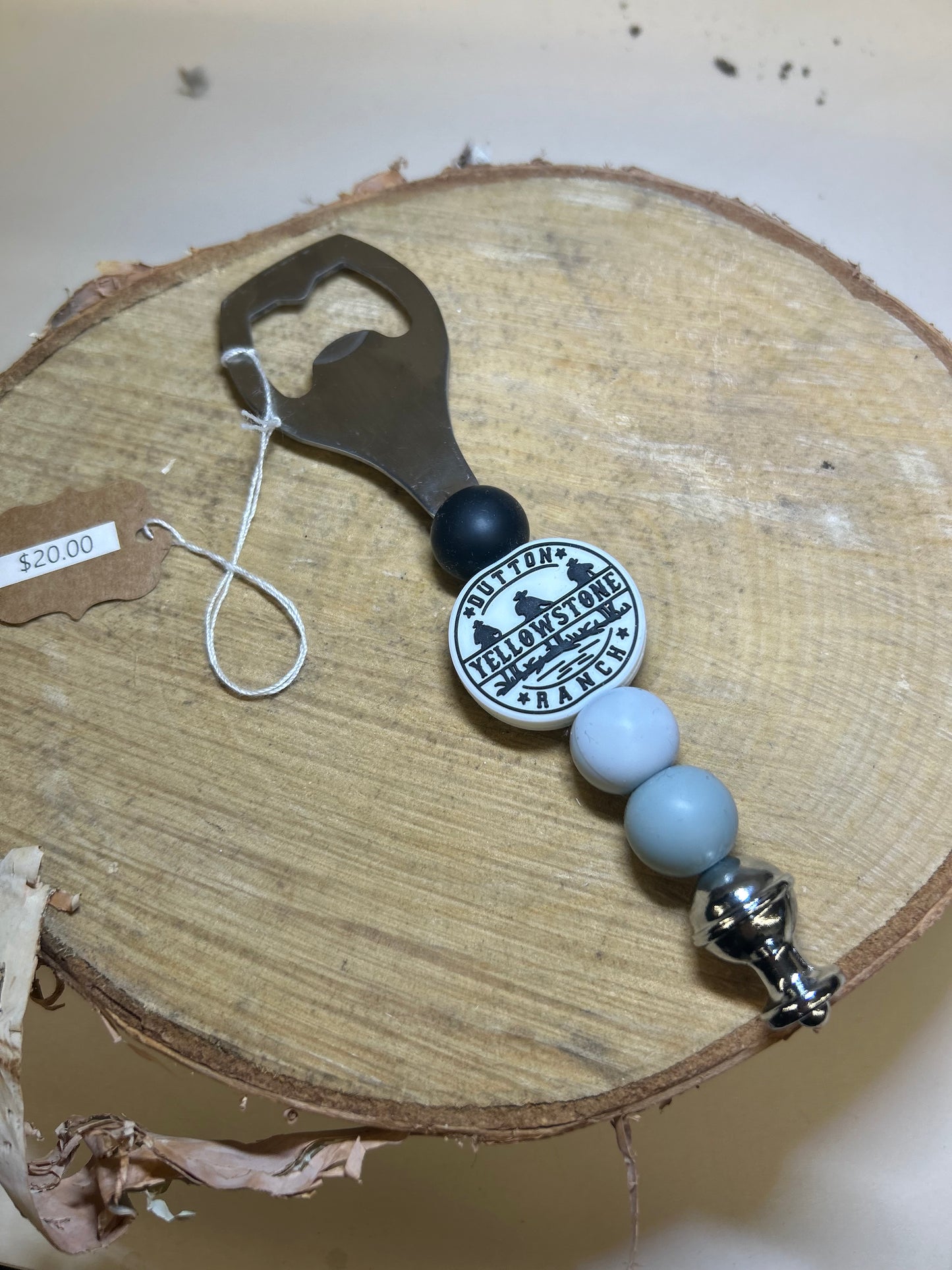 Silicone beaded bottle openers