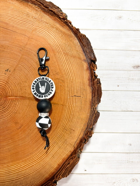 Silicone Bead Keychain