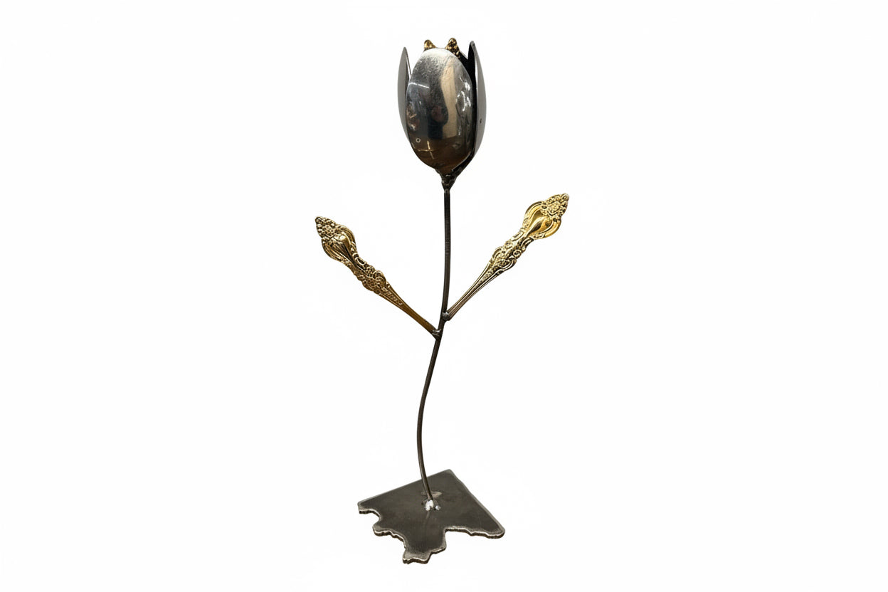 Metal Spoon Tulip