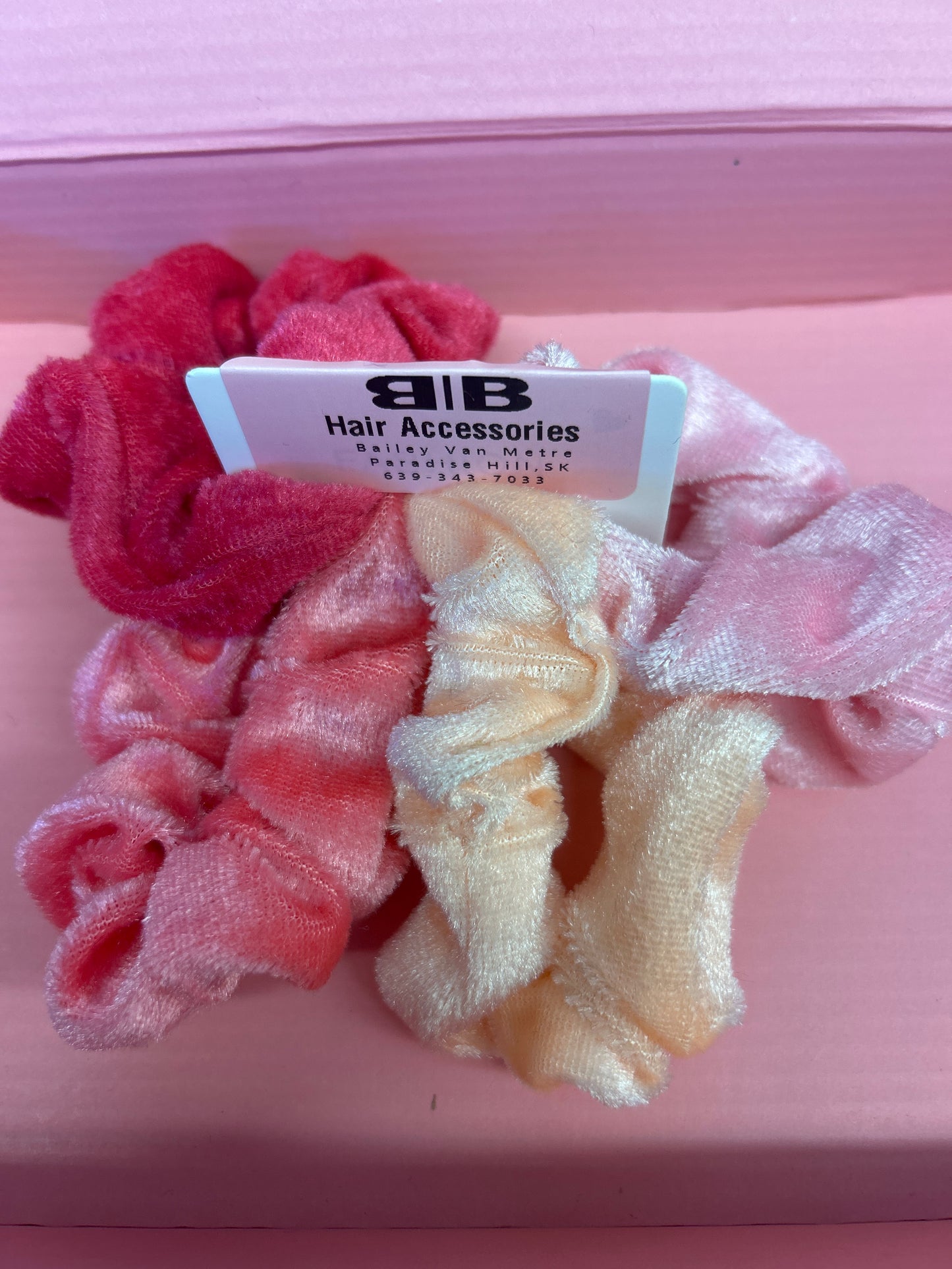 Scrunchies 4 Packs- pick your colour set