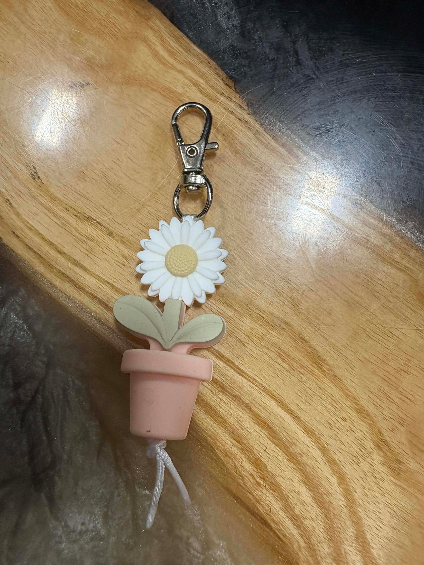 Silicone Bead Keychain