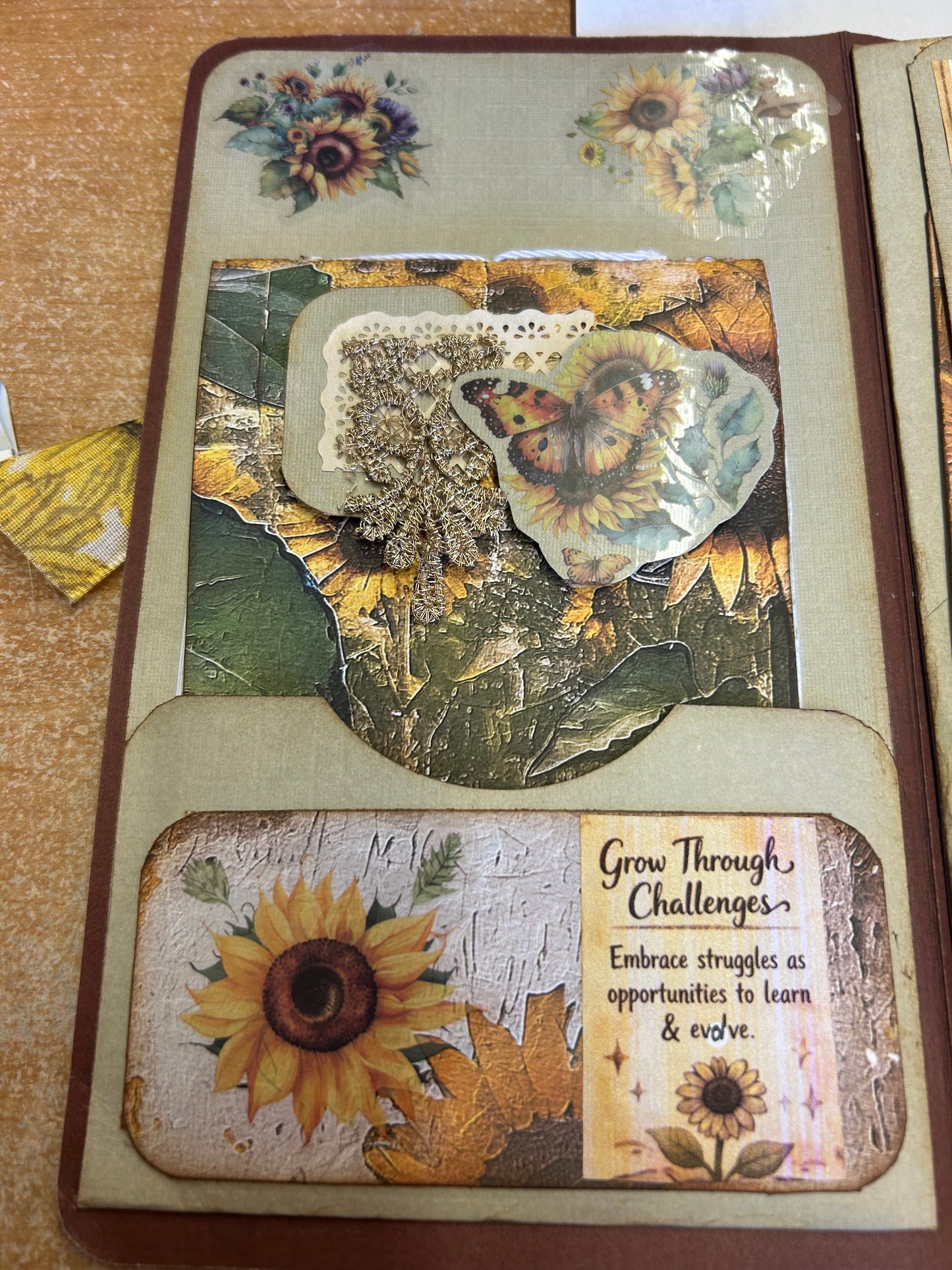 Bees & Sunflower Junk Journal