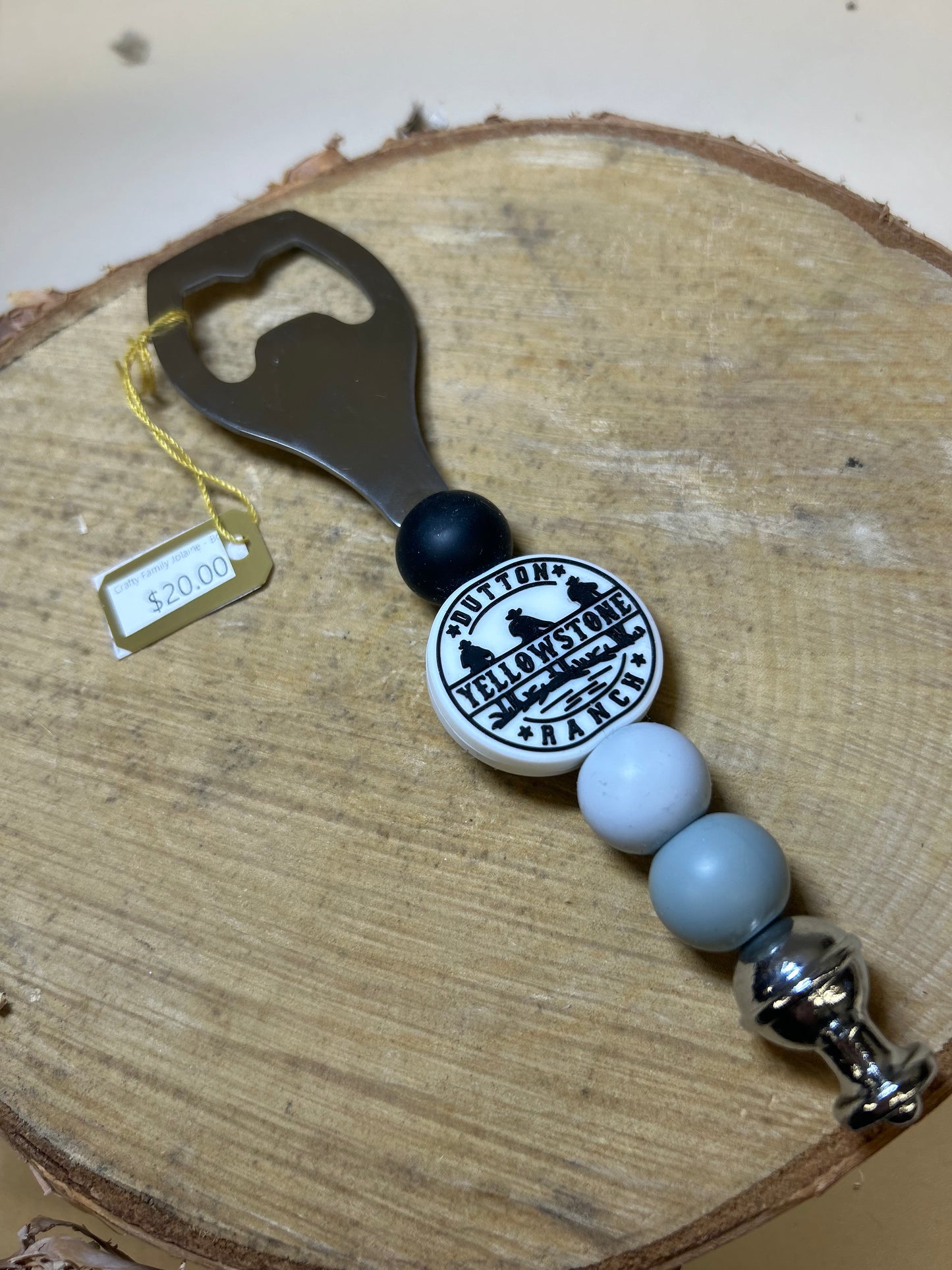 Silicone beaded bottle openers