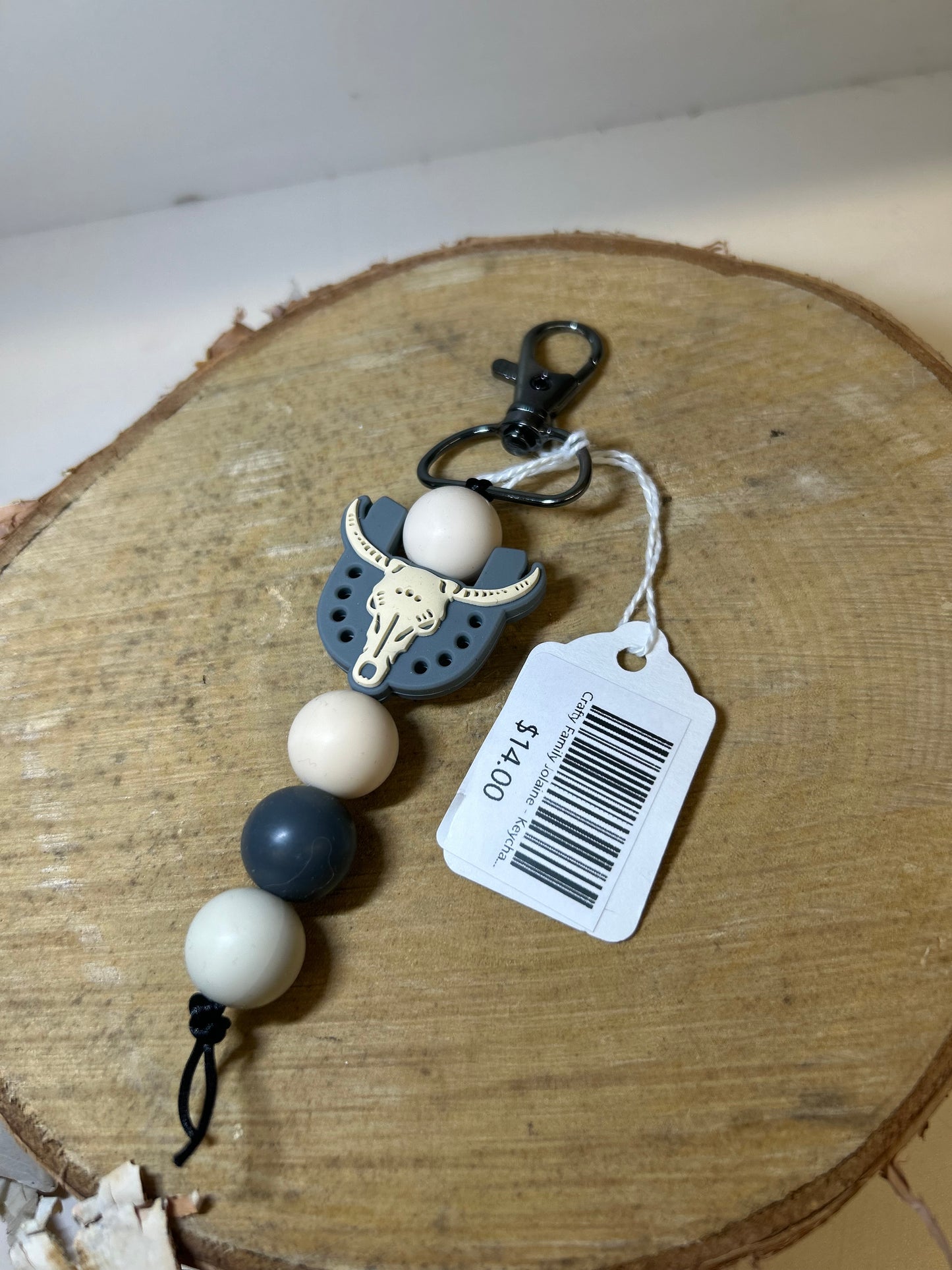 Silicone Bead Keychain