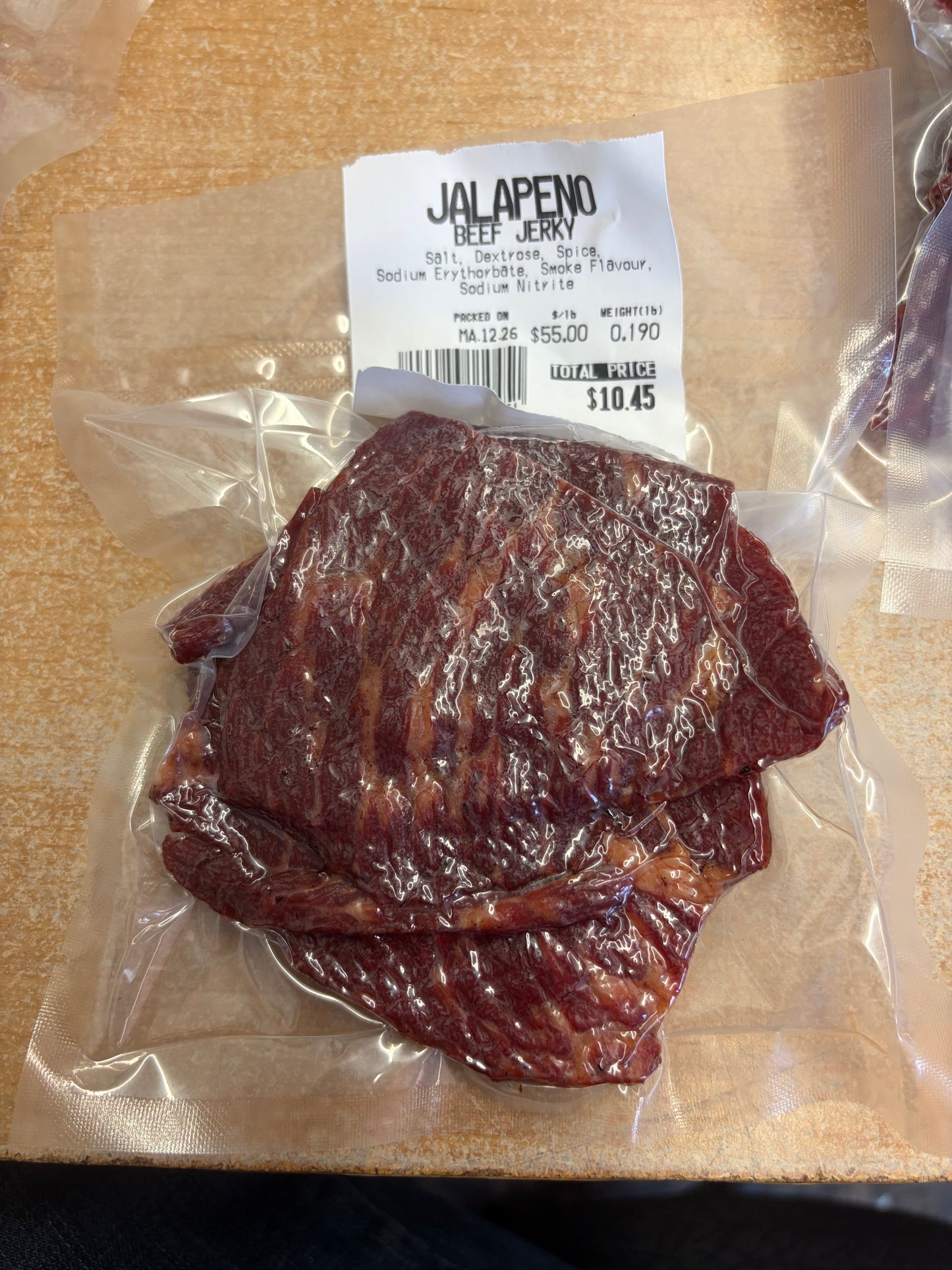 Jalapeno Beef Jerky