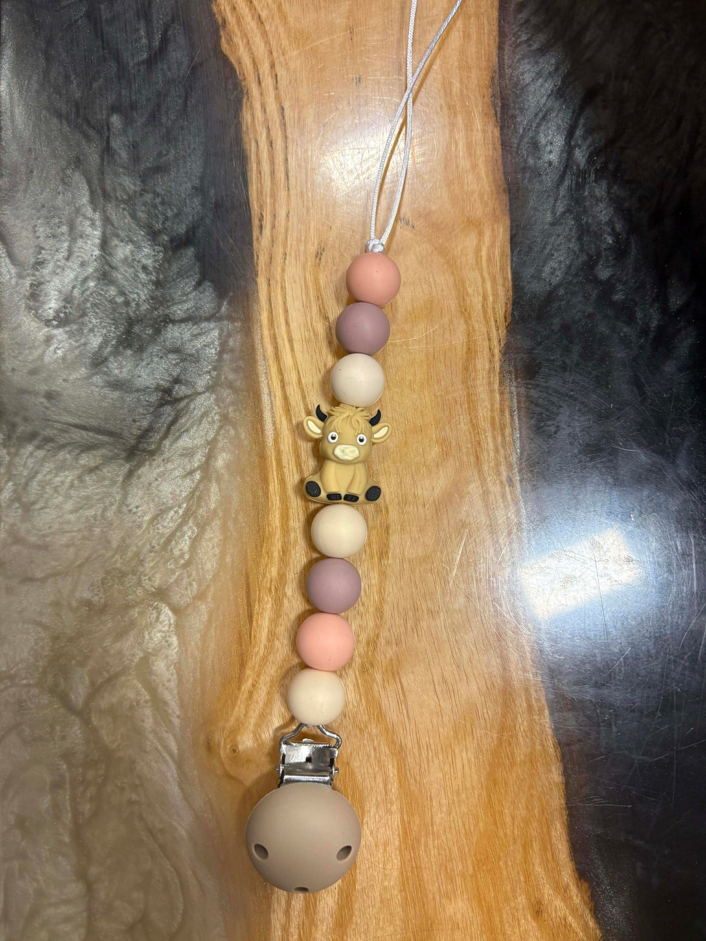 Silicone Bead Soother Clips