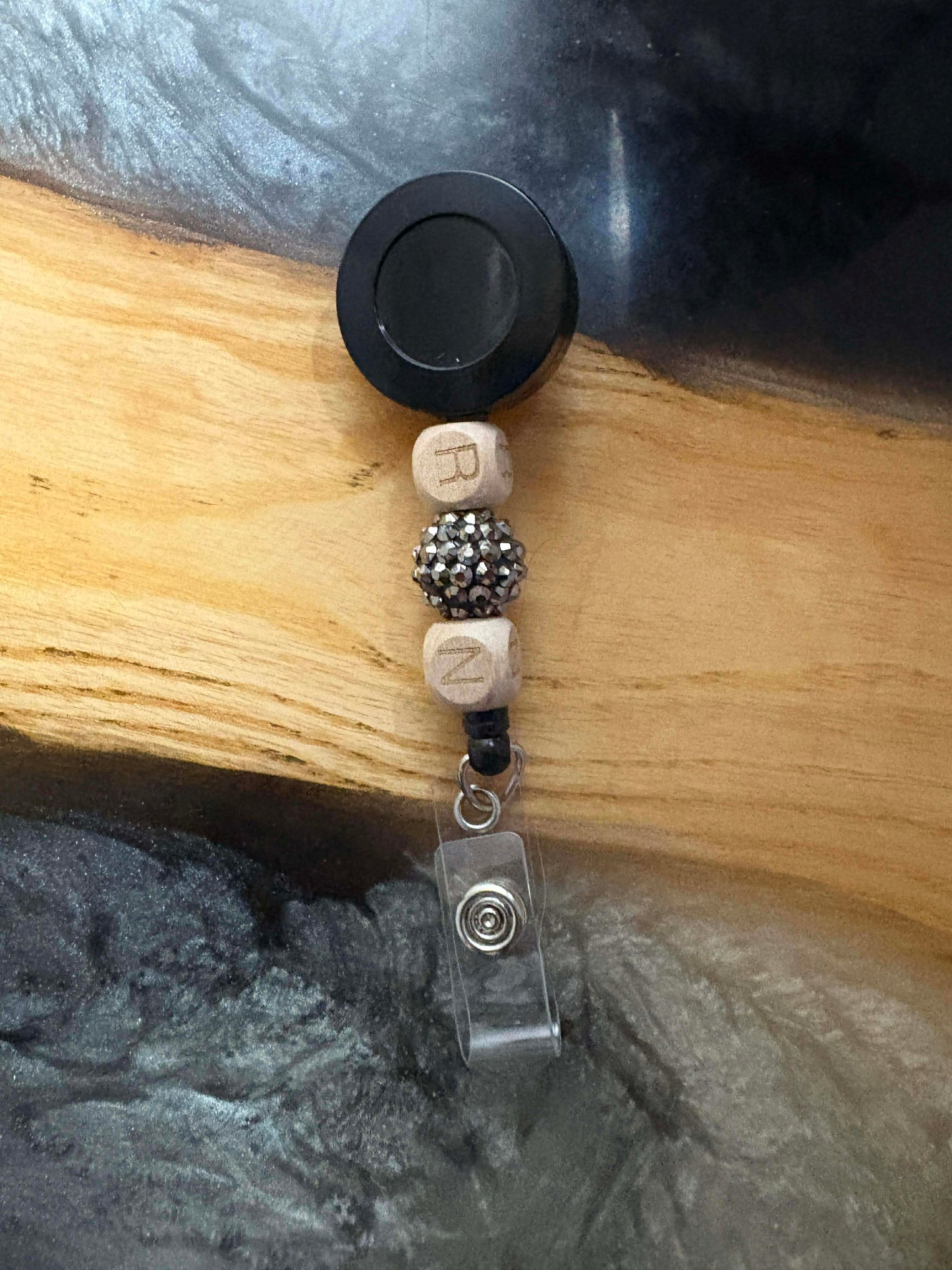 ID Badge Beaded