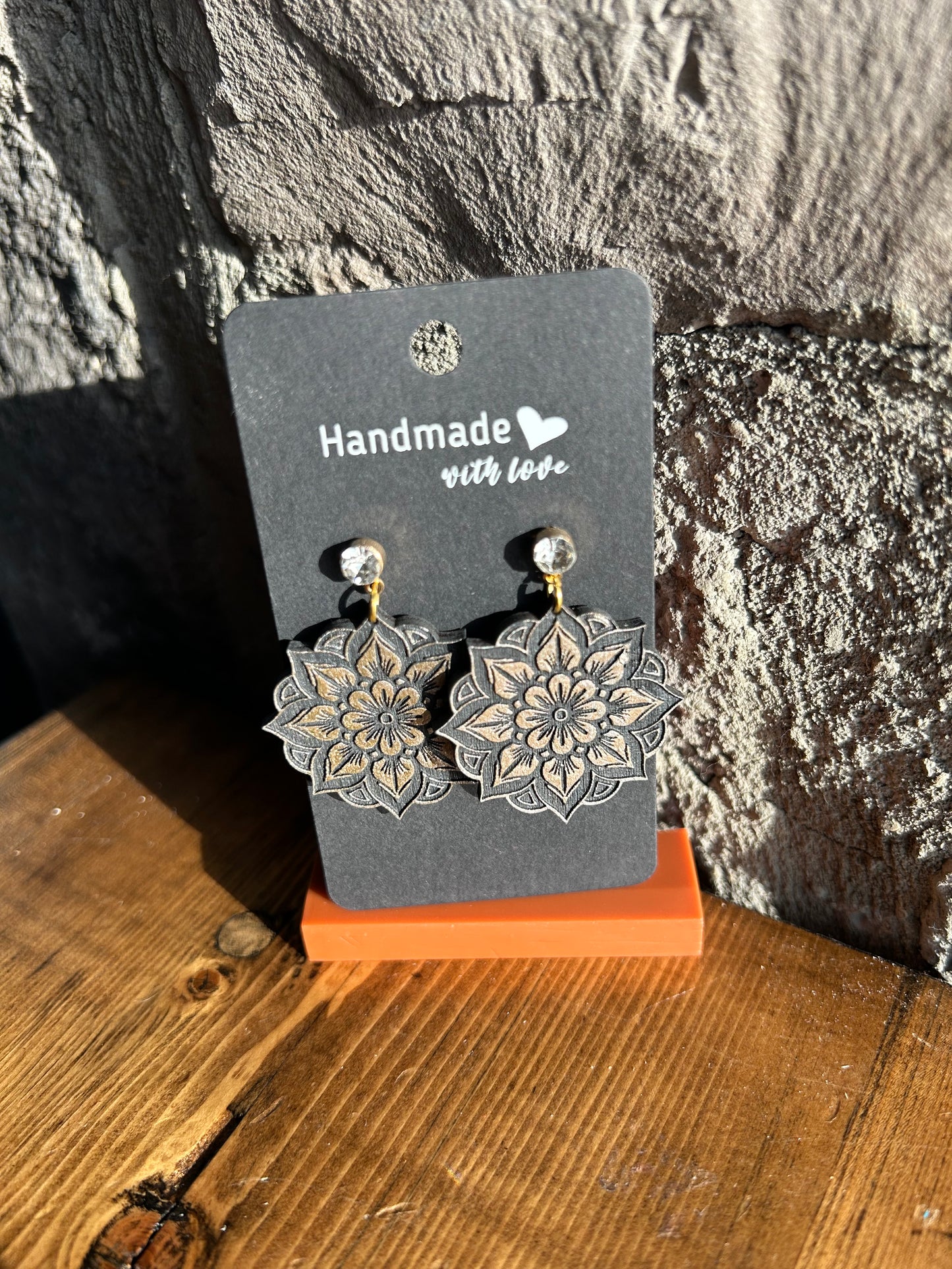 Geometric Flower Earring