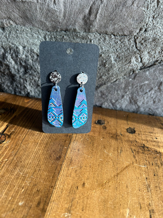 Aztec Dangle Earring
