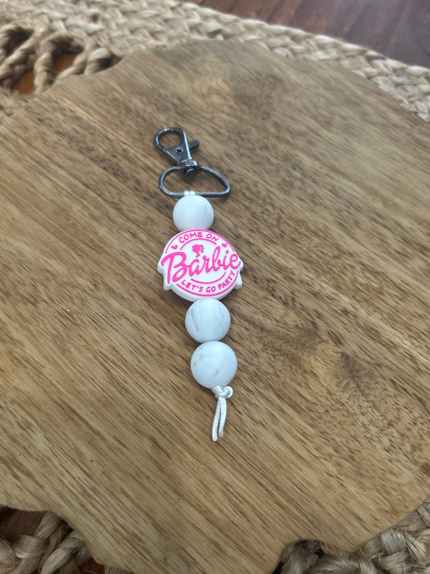 Silicone Bead Keychain