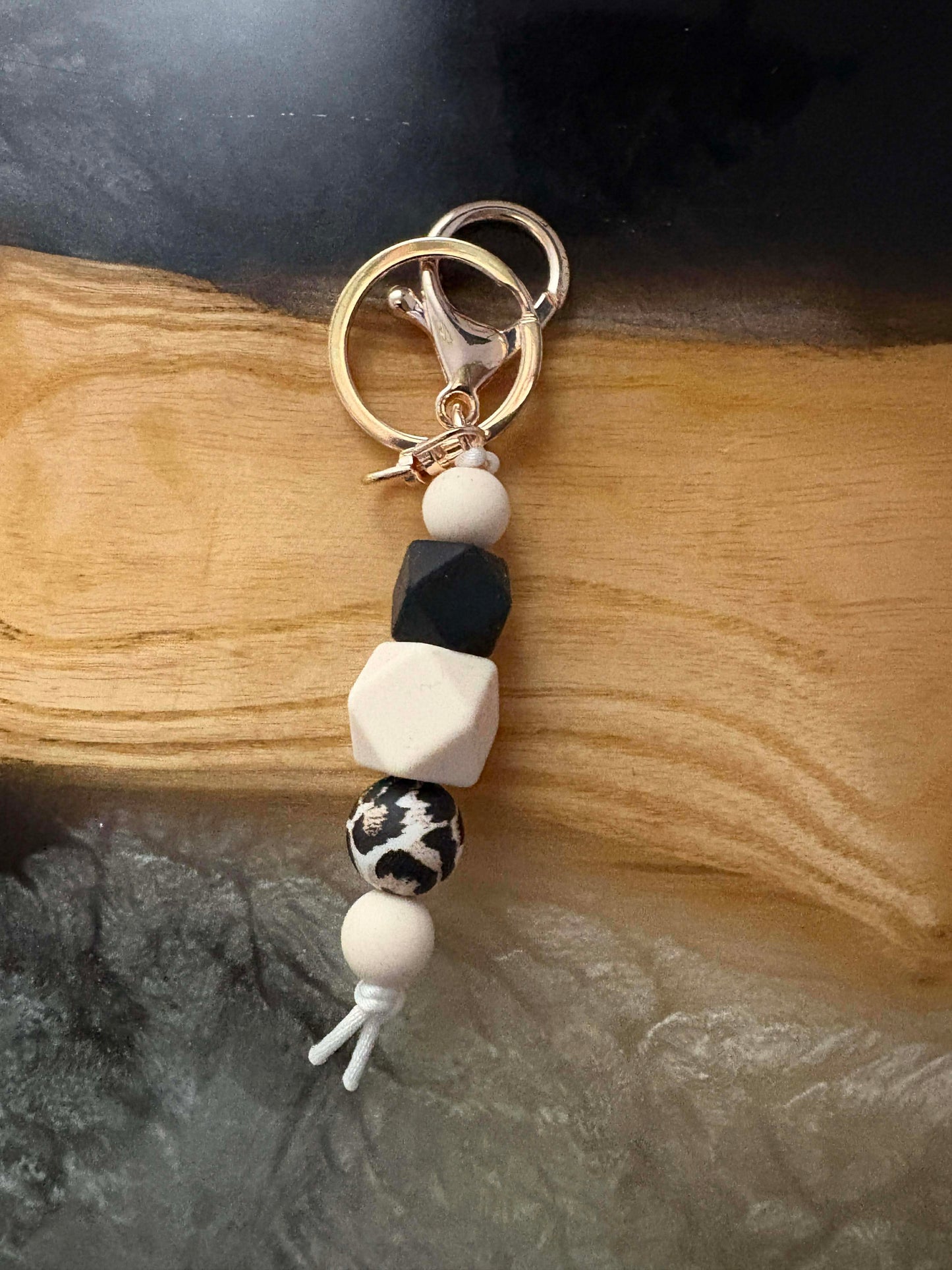Silicone Bead Keychain