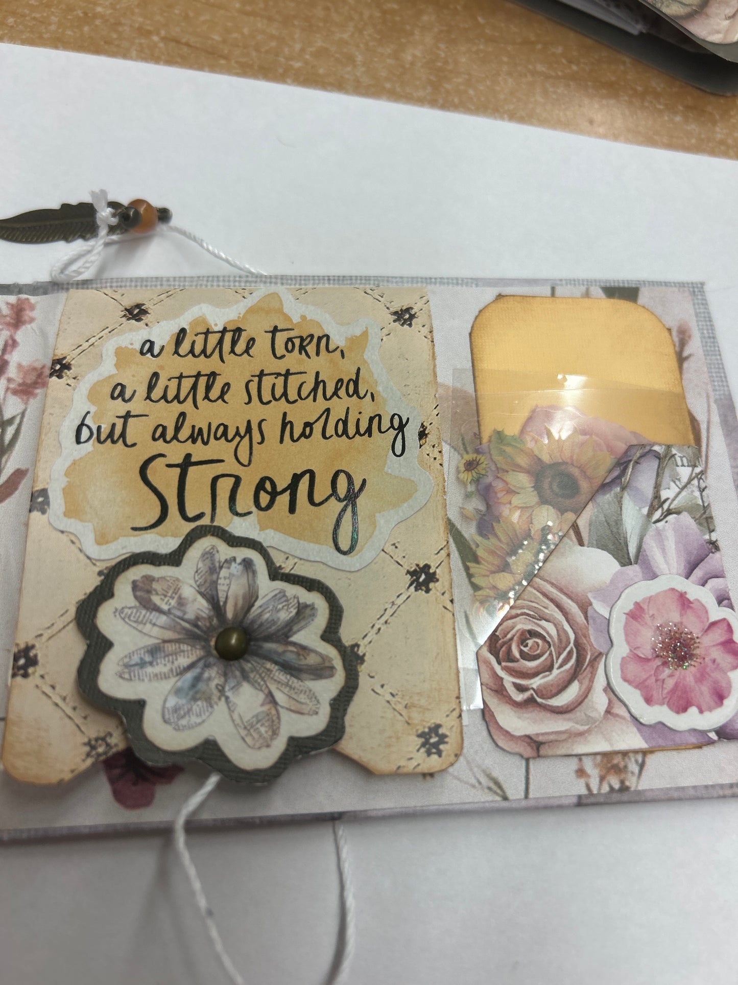 Dreams are like stories junk journal