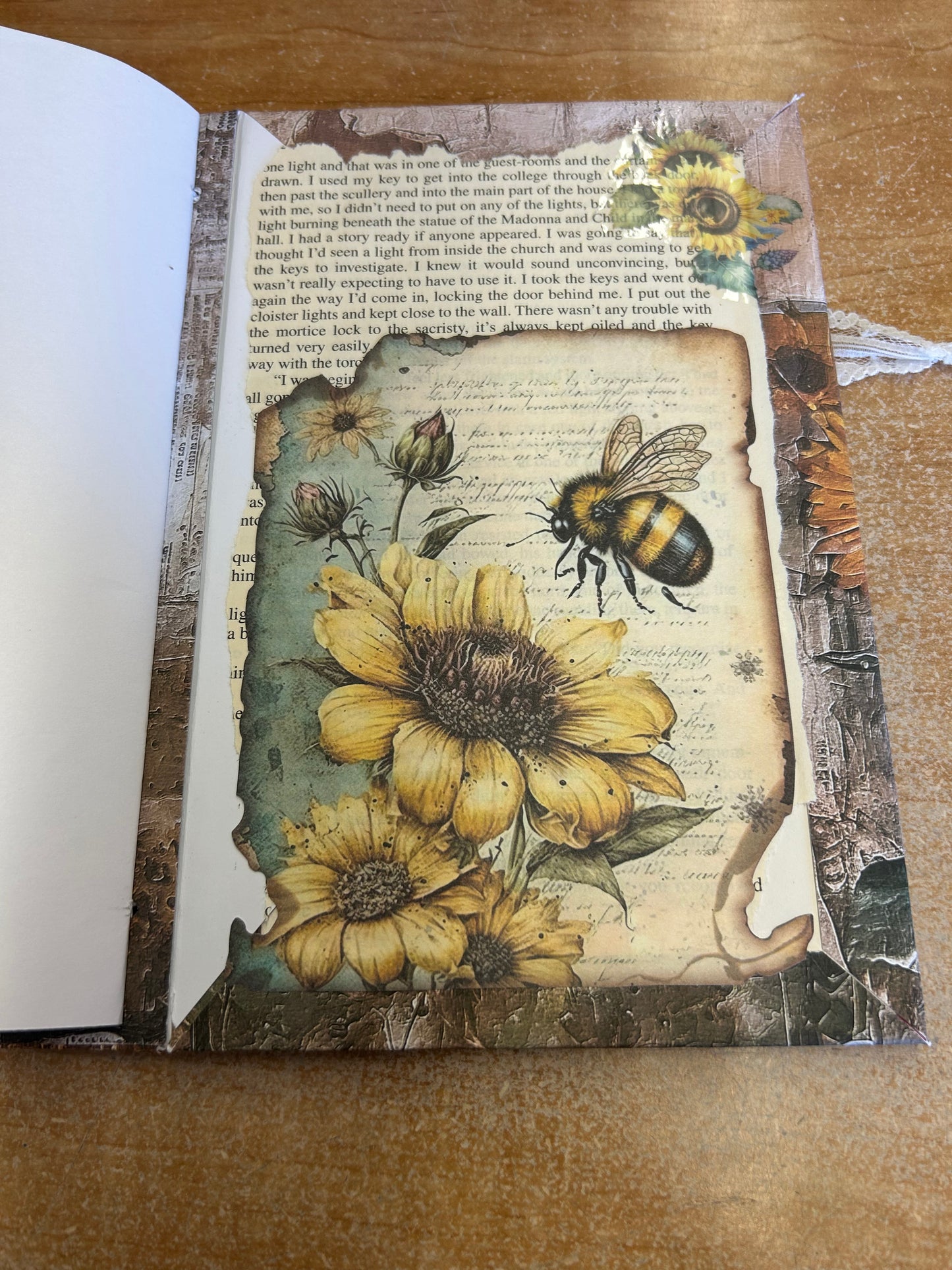 Sunflower & Bees Junk Journal