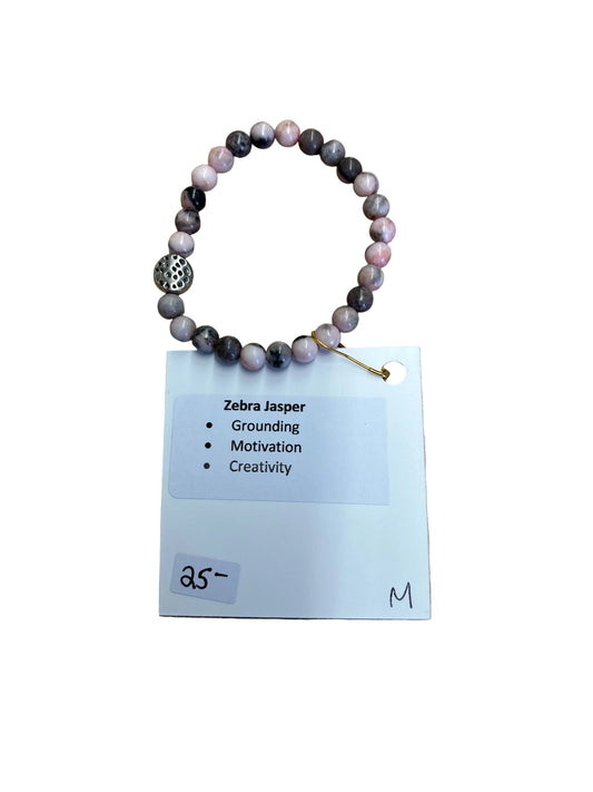 Zebra Jasper Bracelet (M)