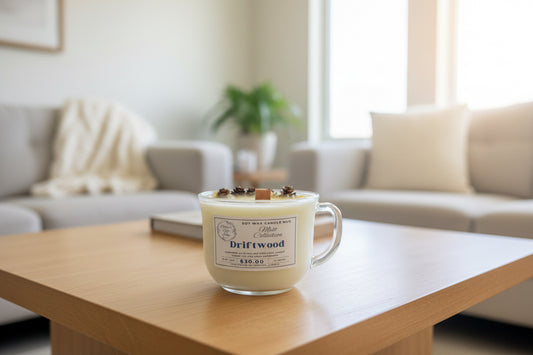 Driftwood- mist collection - large soy candle