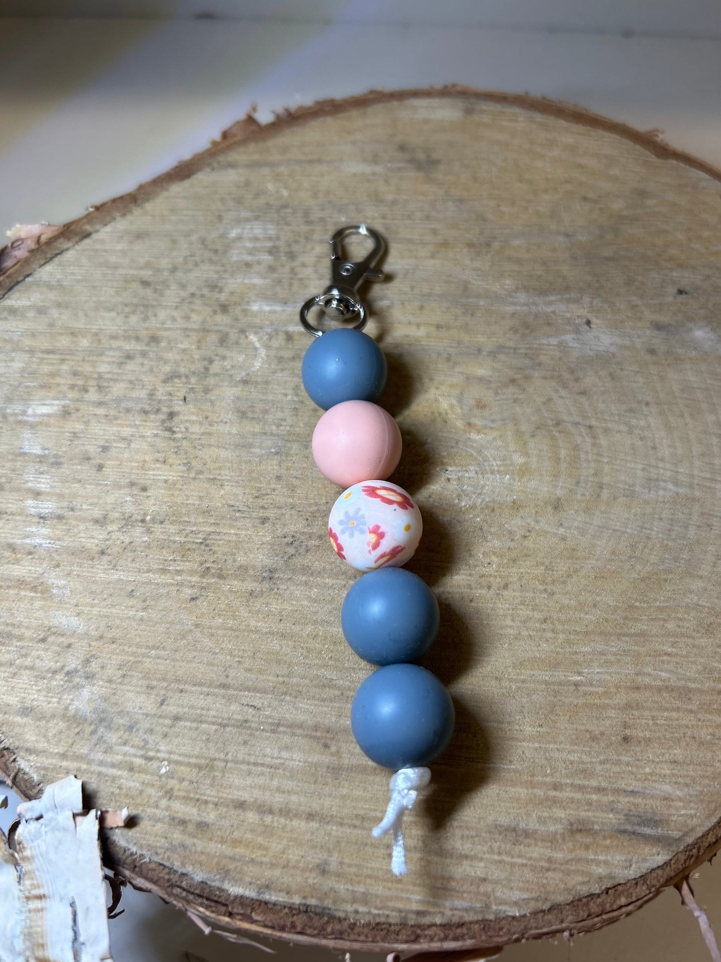Silicone Bead Keychain