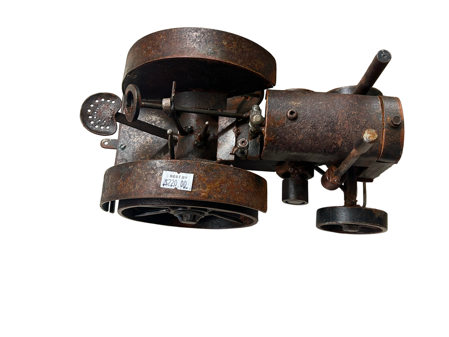Metal Tractor Decor