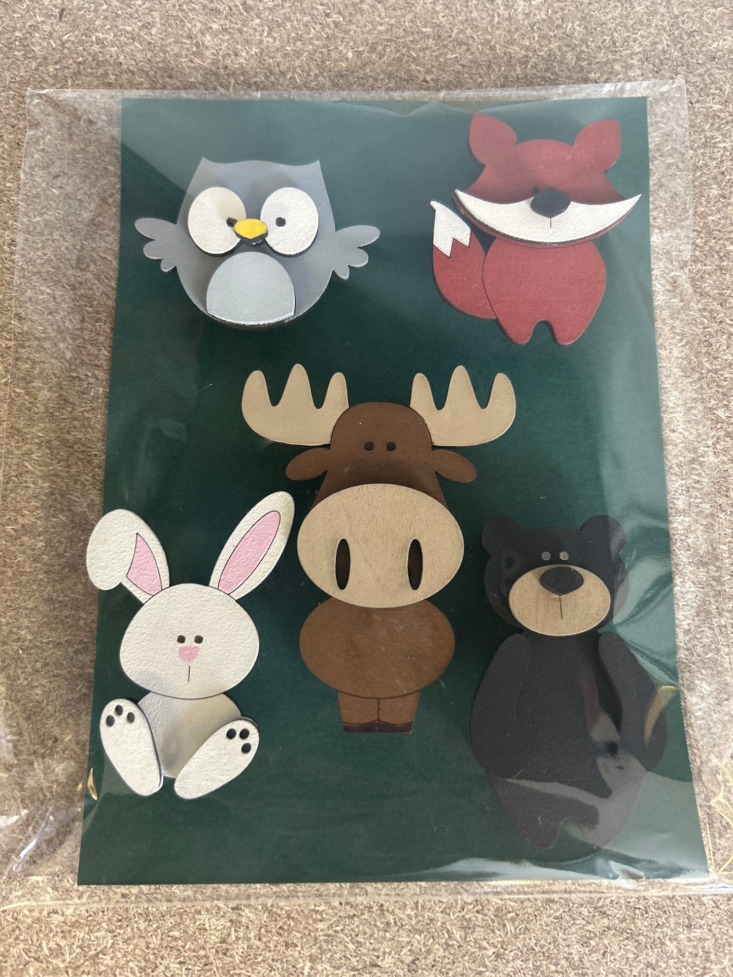 Woodland animals magnets