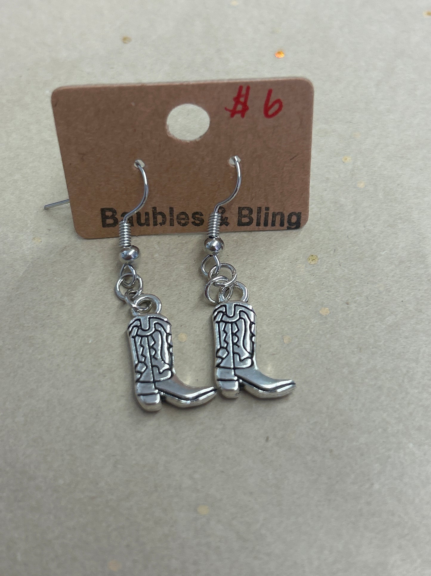 Silver style ear rings