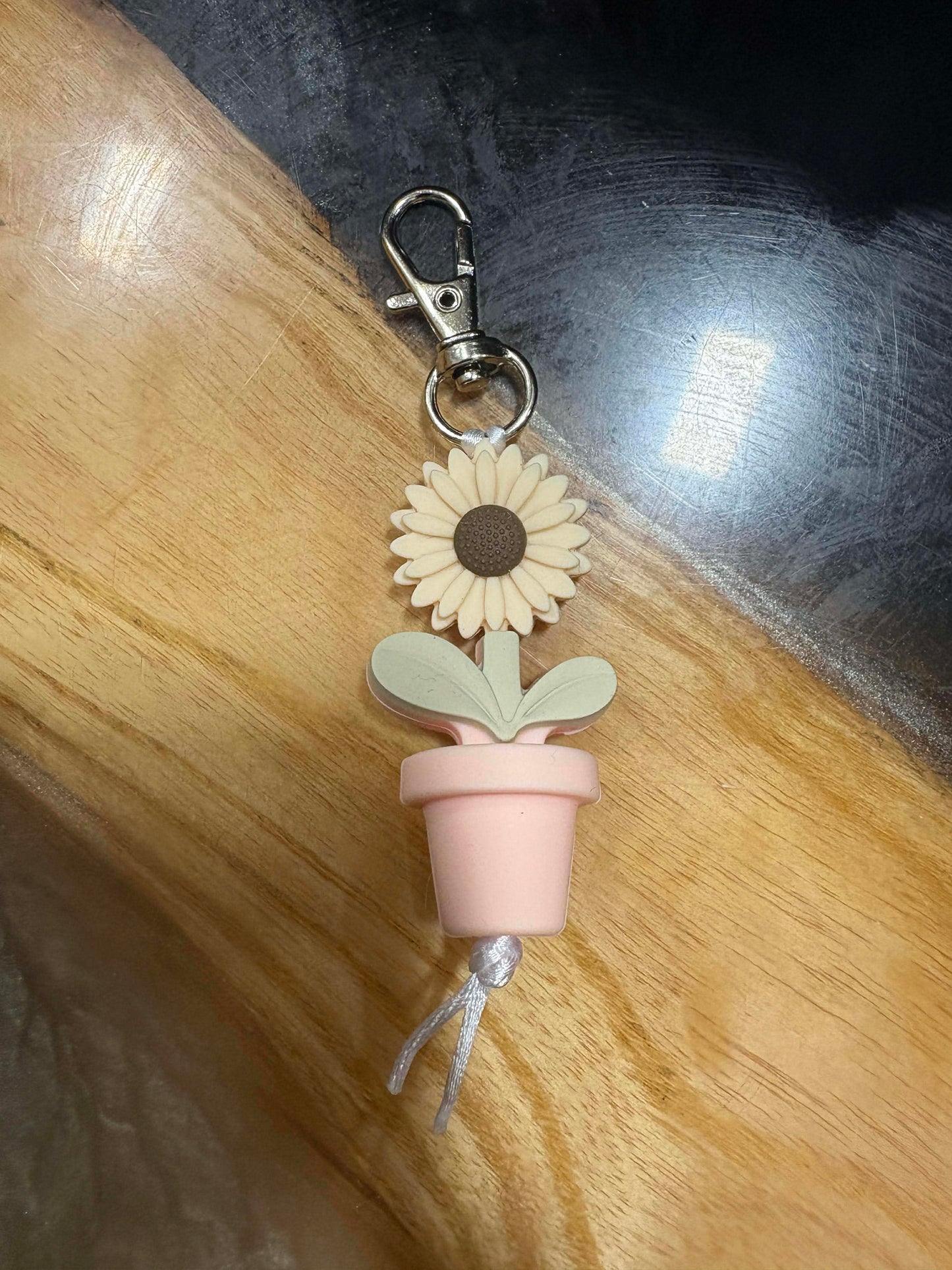 Silicone Bead Keychain
